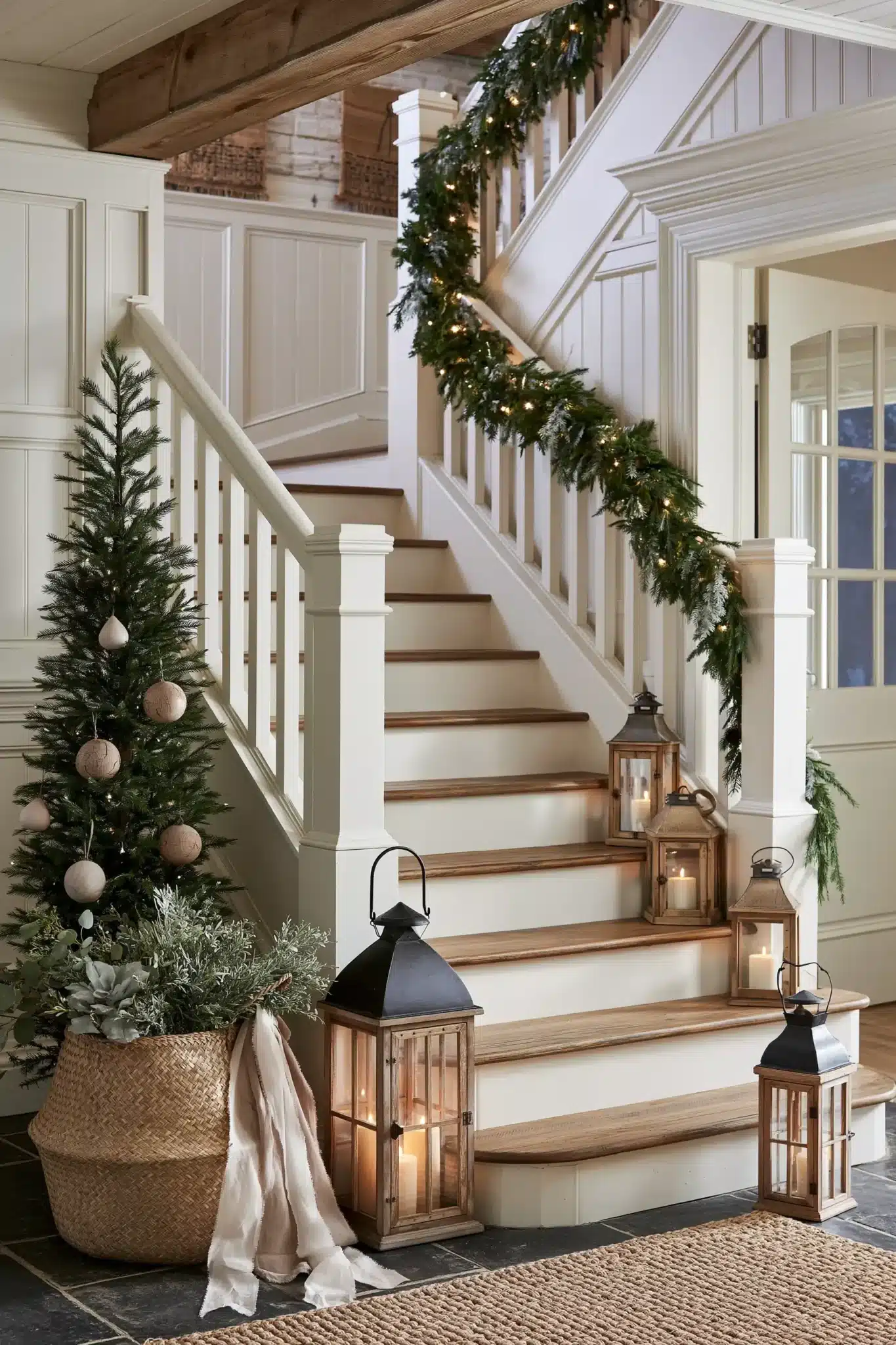 29 Neutral Christmas Decor Ideas for a Room That Stays Calm 26 neutral christmas decor