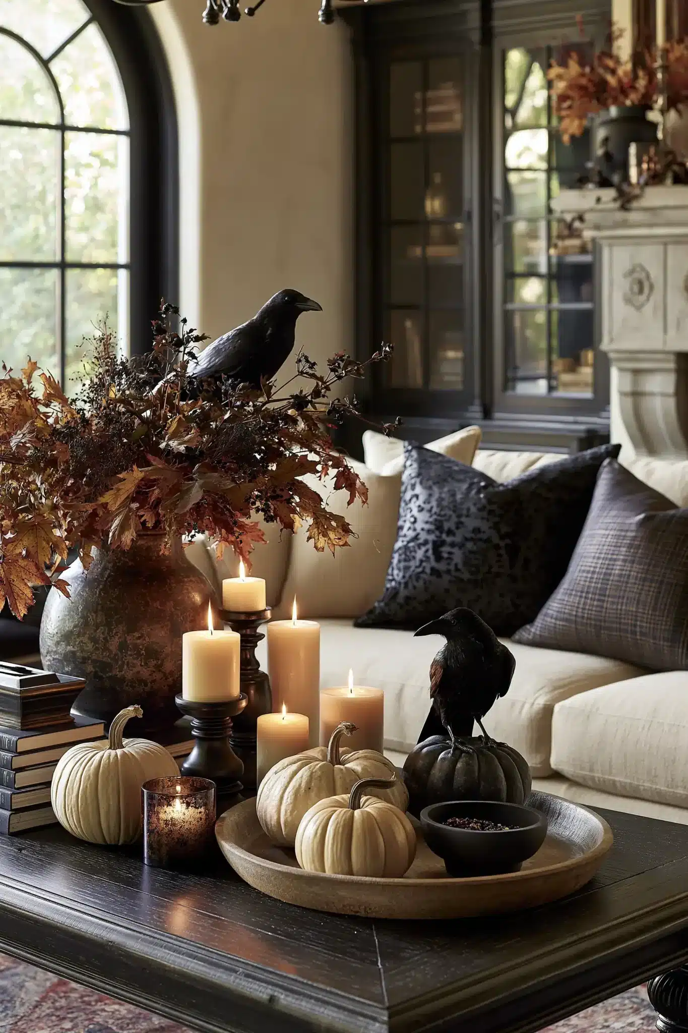 29 Fall Halloween Decor Ideas for a Season That Blends Both Holidays 26 fall halloween decor