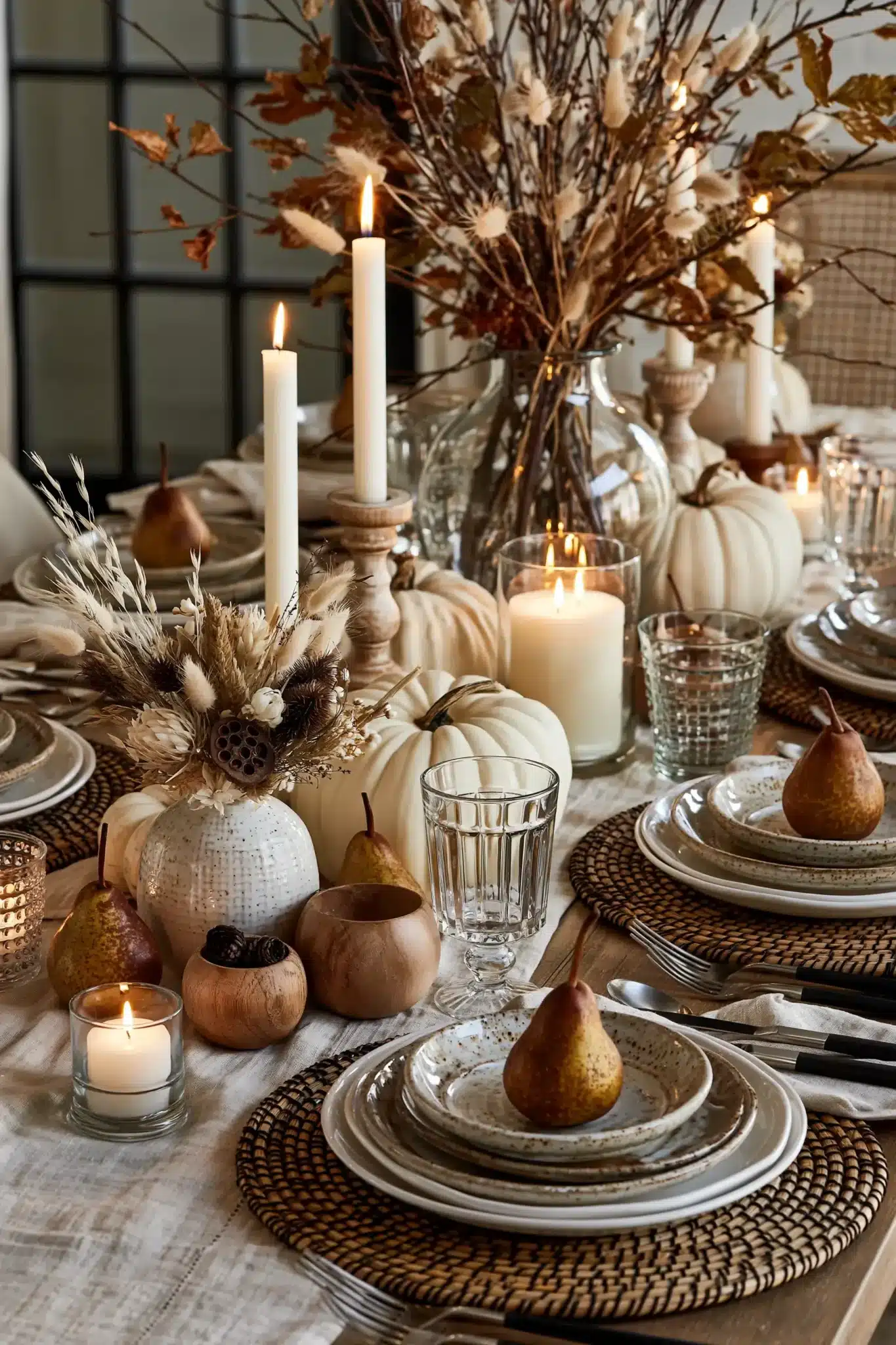 29 Thanksgiving Table Decor Ideas for a Centerpiece That Leaves Room for Plates 26 thanksgiving table decor ideas