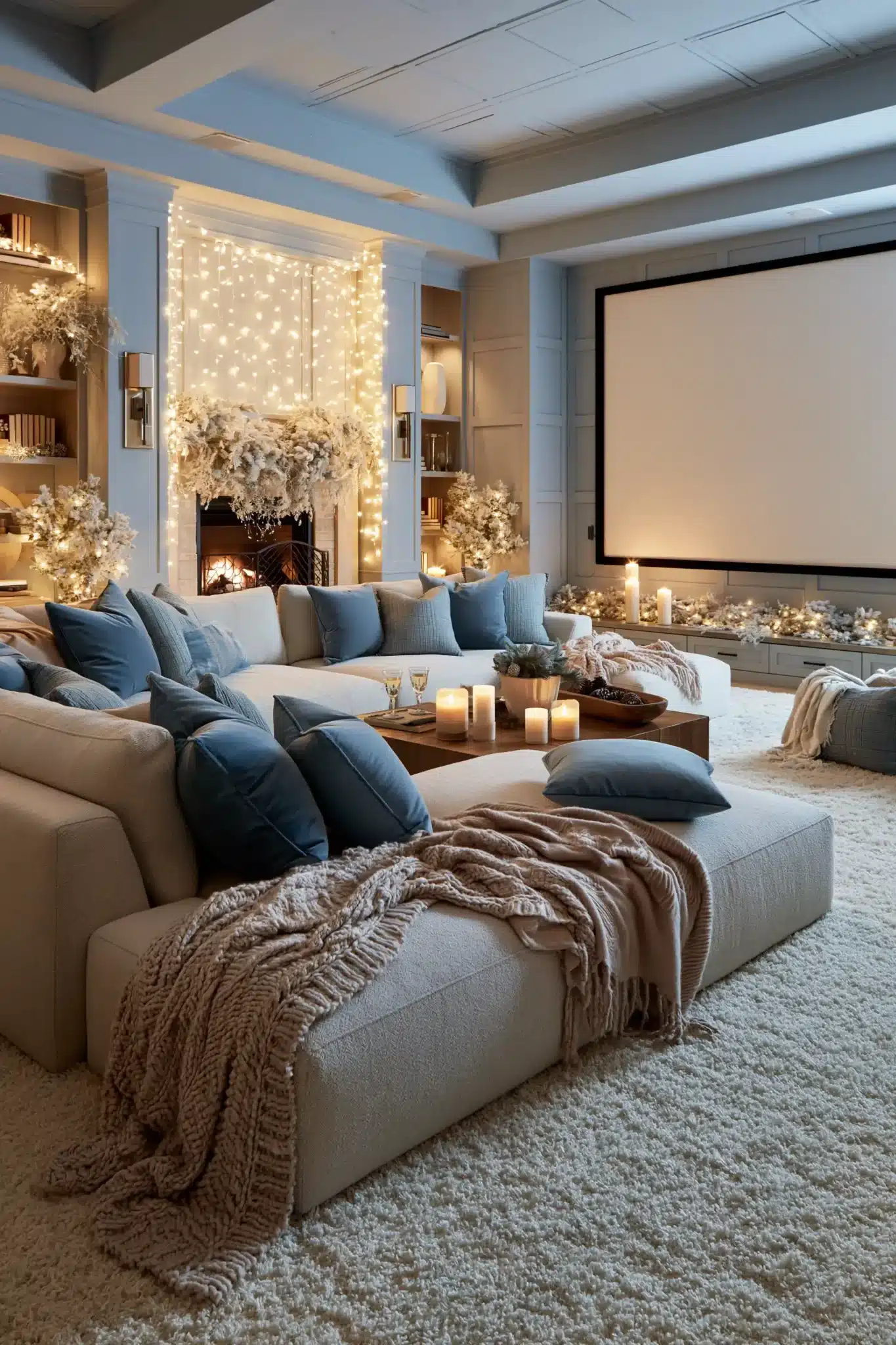 29 Blue Christmas Decor Ideas for a Tree That Breaks From Red and Green 26 blue christmas decor