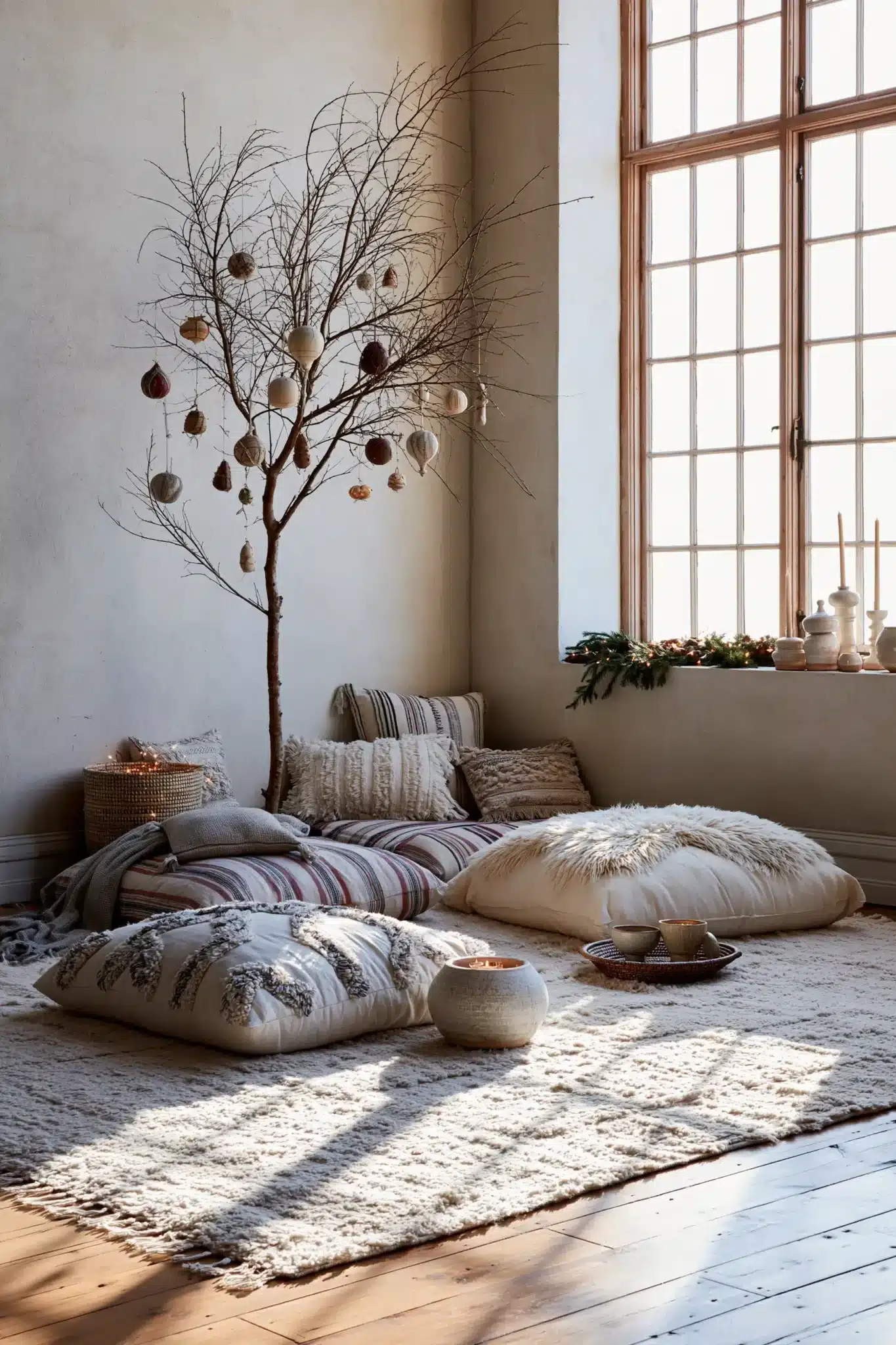 29 Boho Christmas Decor Ideas for a Tree That Feels Handmade 27 boho christmas decor