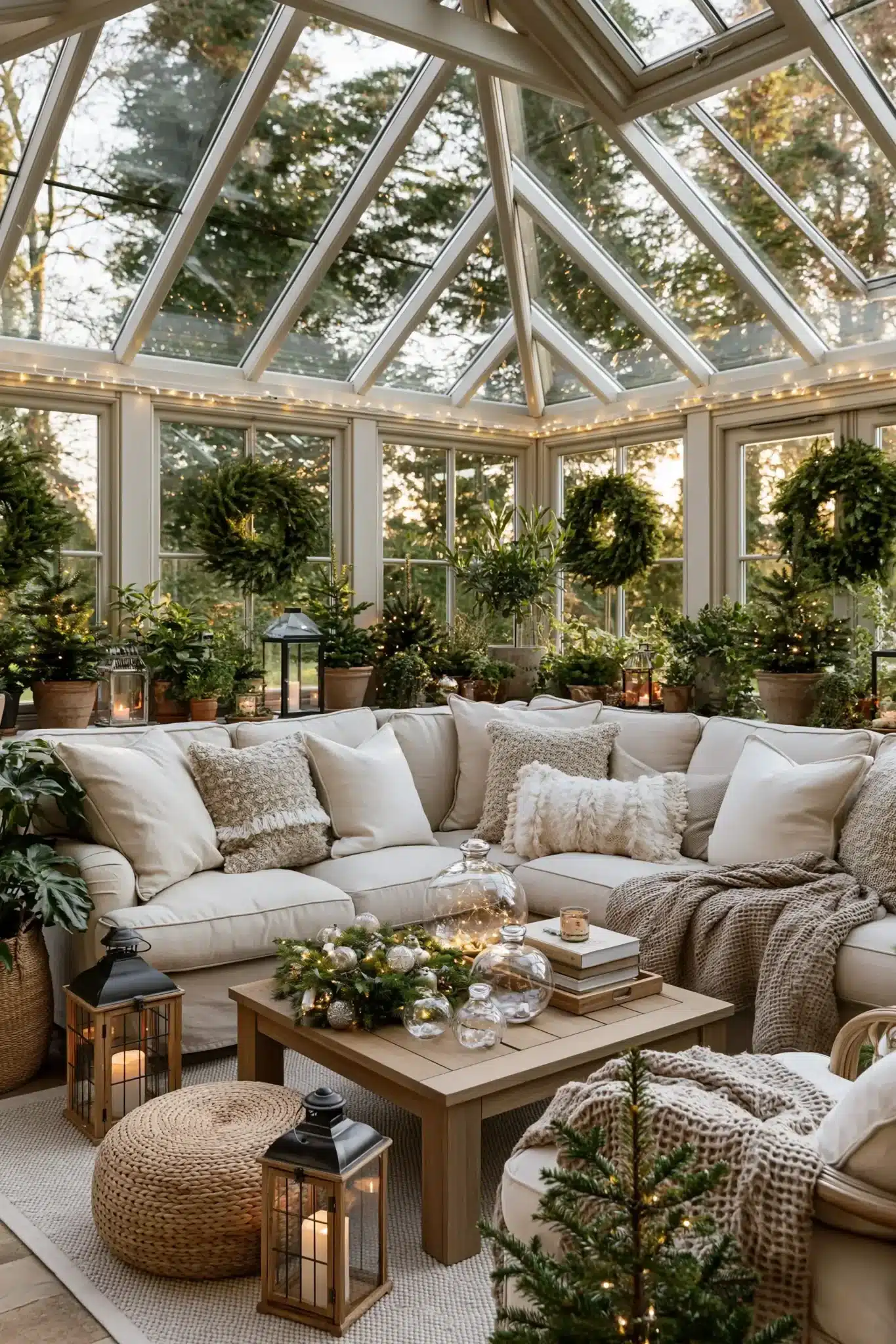 29 Neutral Christmas Decor Ideas for a Room That Stays Calm 27 neutral christmas decor