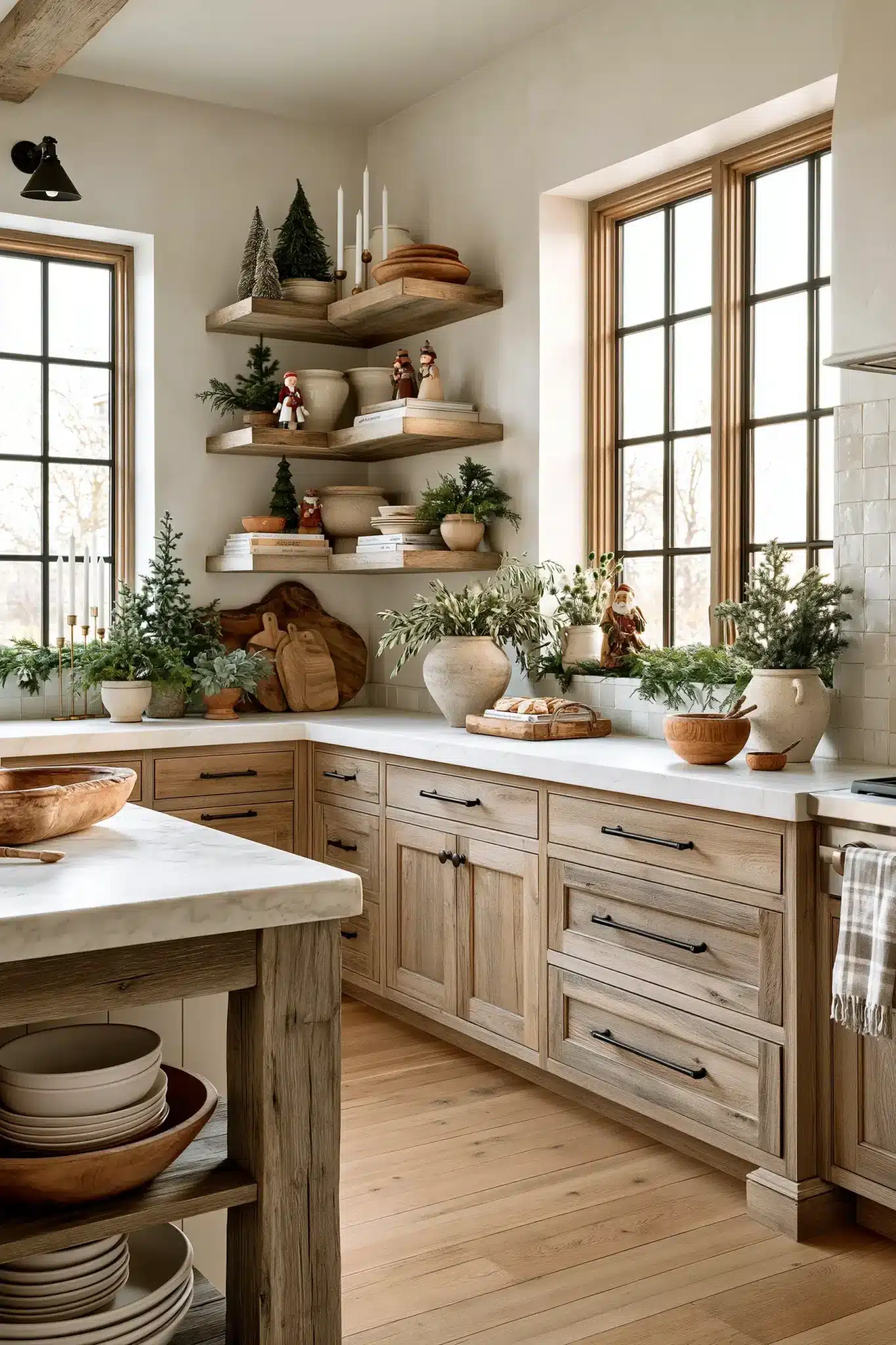 29 Christmas Kitchen Decor Ideas for a Room You Actually Cook In 27 christmas kitchen decor
