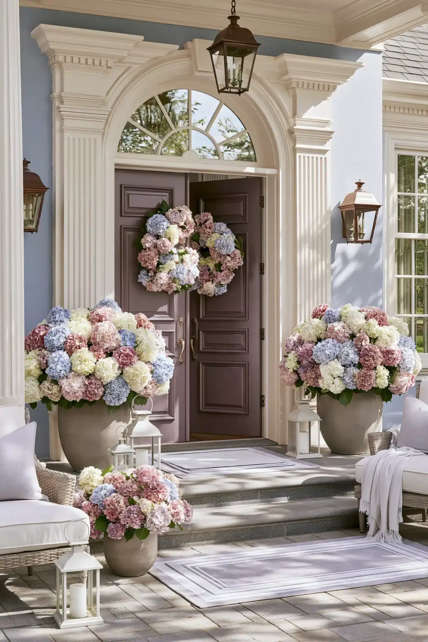 29 Spring Front Porch Decor Ideas for a Door That Says Welcome 27 spring front porch decor