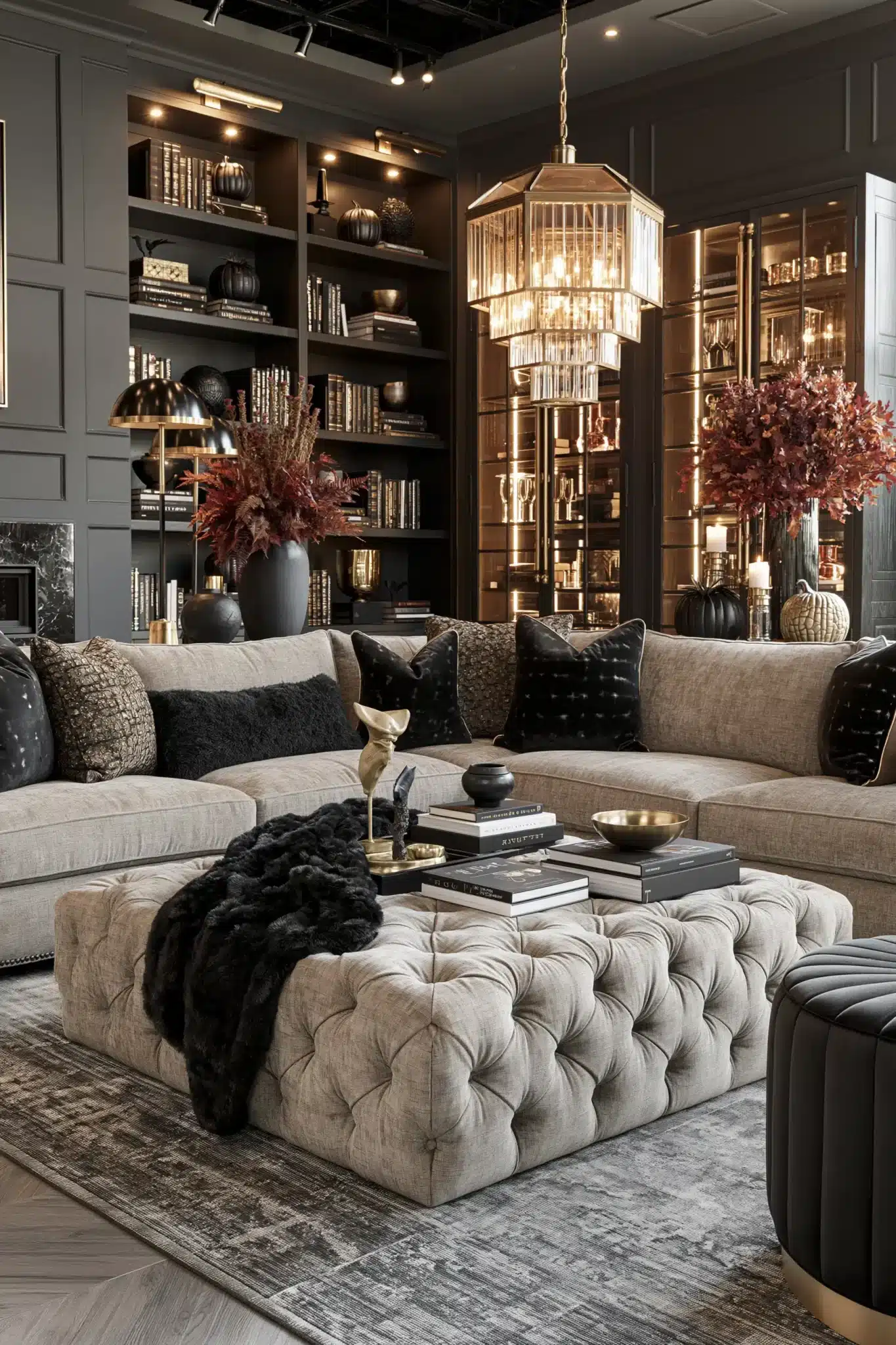 29 Fall Halloween Decor Ideas for a Season That Blends Both Holidays 28 fall halloween decor
