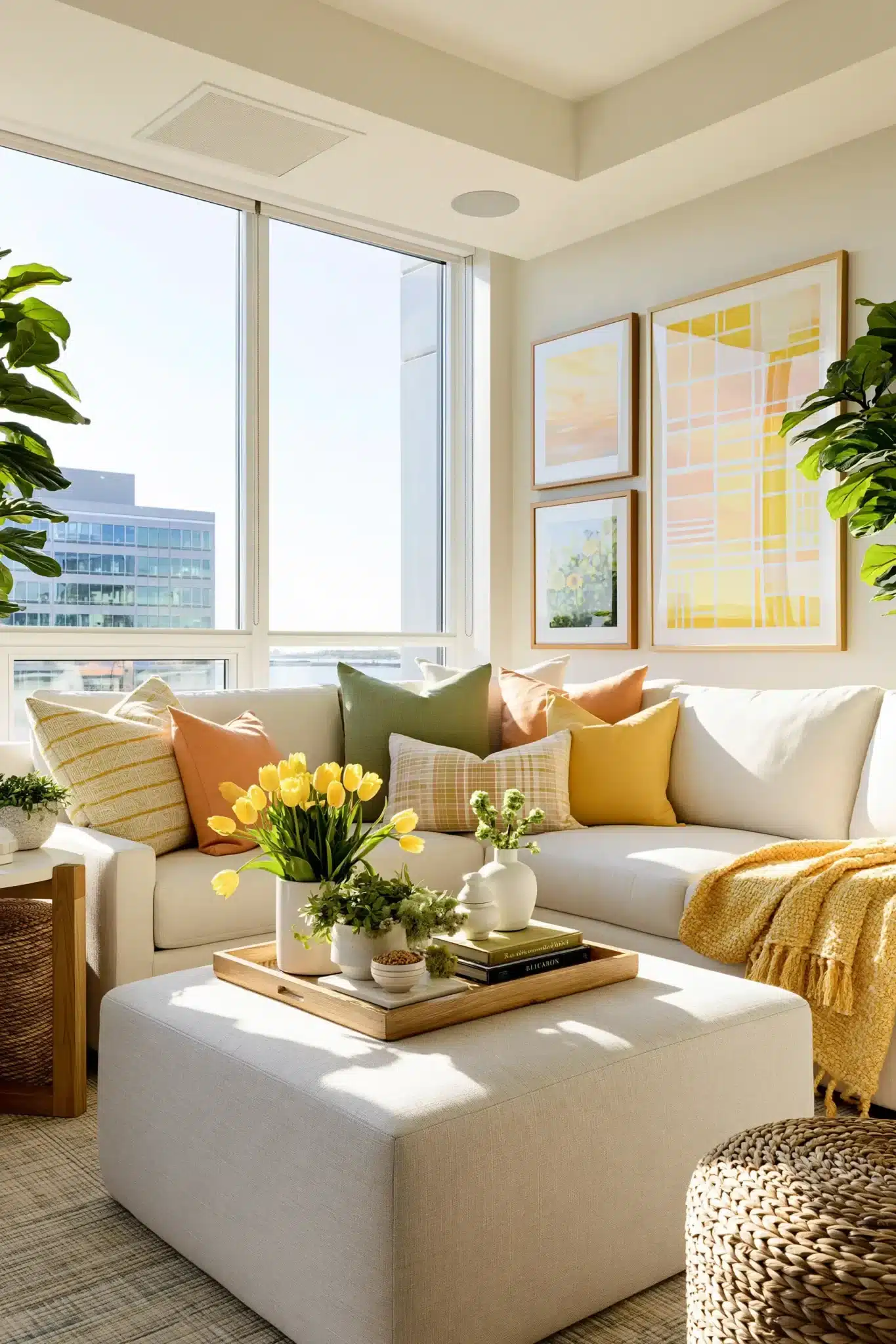 29 Spring Living Room Decor Ideas for a Space That Breathes Again 28 spring living room decor