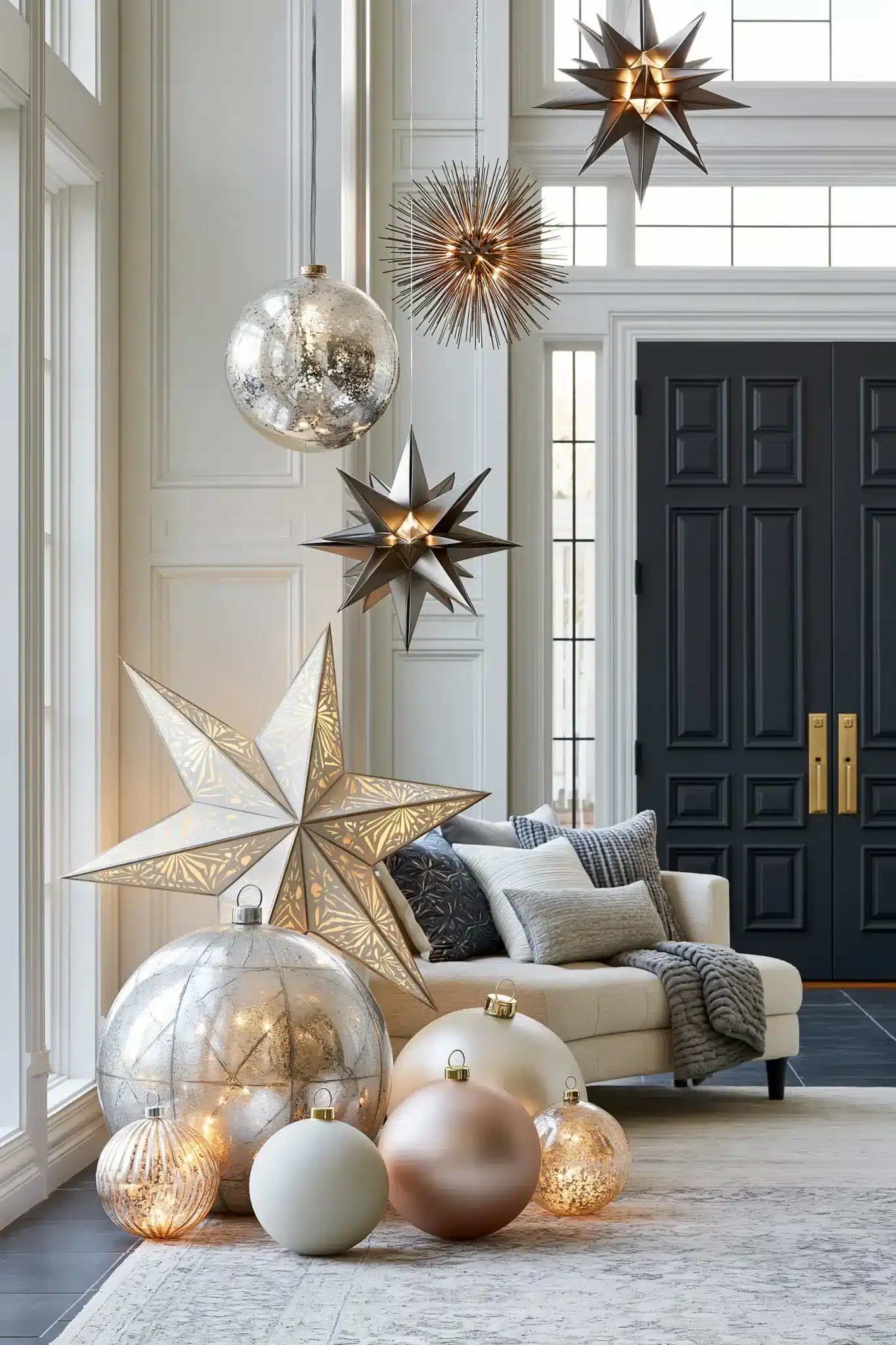 29 Modern Christmas Decor Ideas for a Home With Clean Lines 28 modern christmas decor