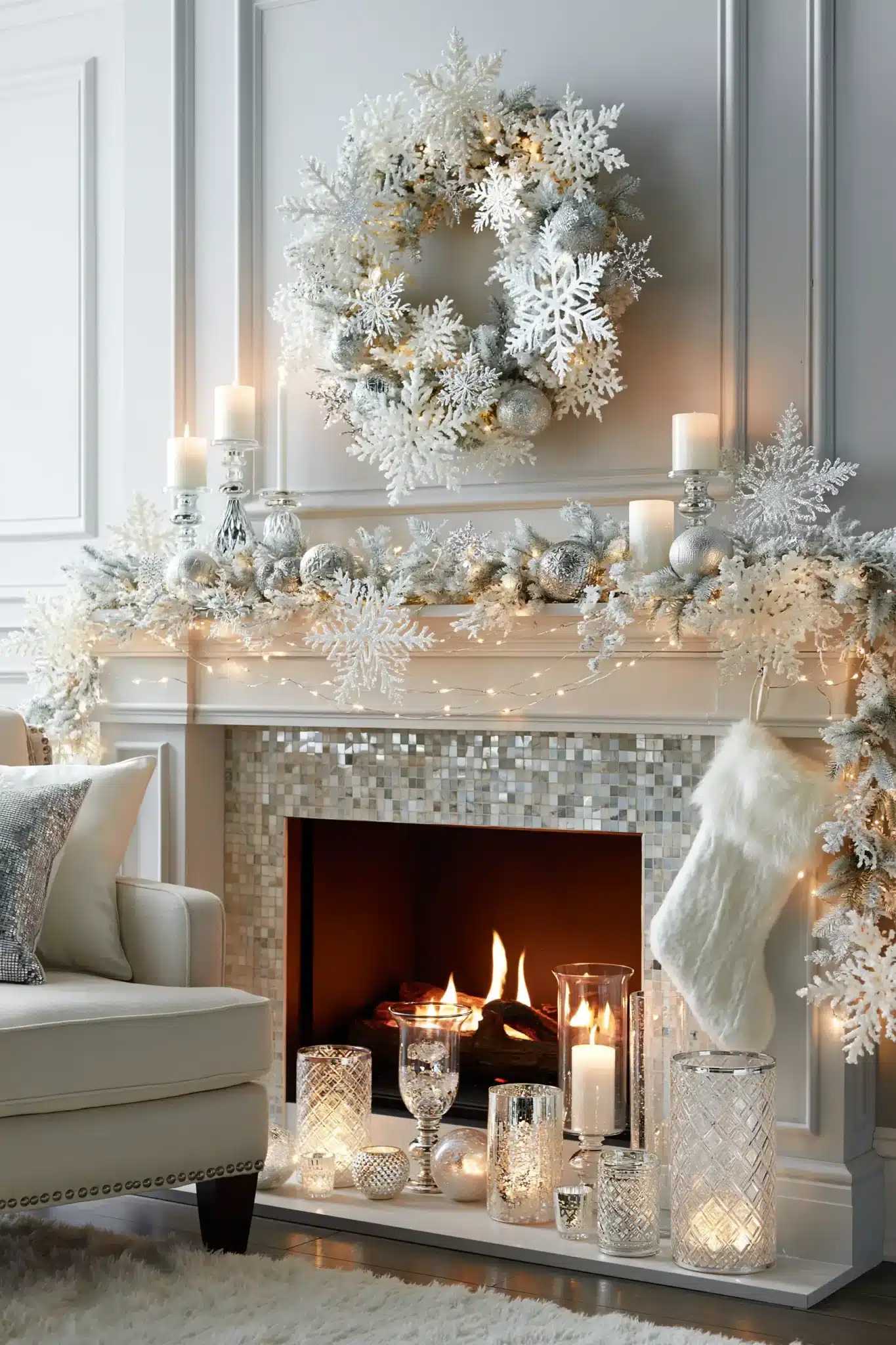 29 Christmas Fireplace Decor Ideas for a Hearth That Does the Heavy Lifting 28 christmas fireplace decor ideas