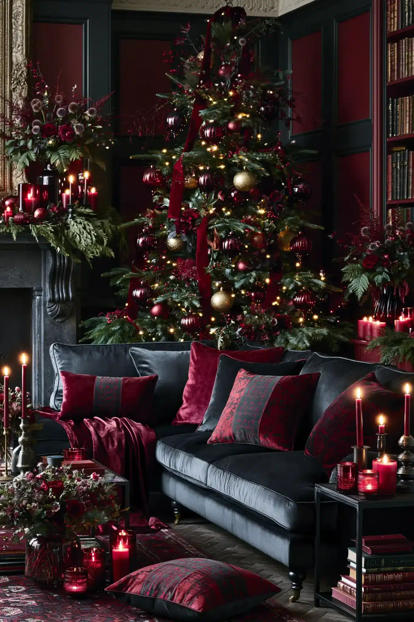 29 Moody Christmas Decor Ideas for a Season That Feels Calm 29 moody christmas decor