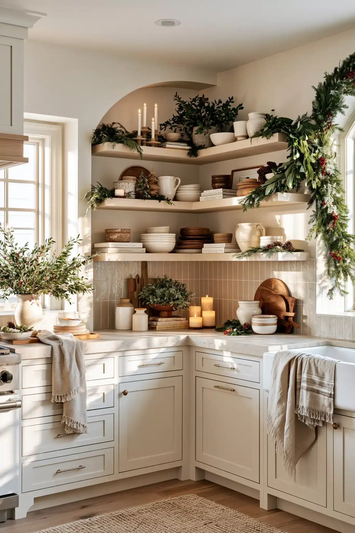 29 Christmas Kitchen Decor Ideas for a Room You Actually Cook In 29 christmas kitchen decor