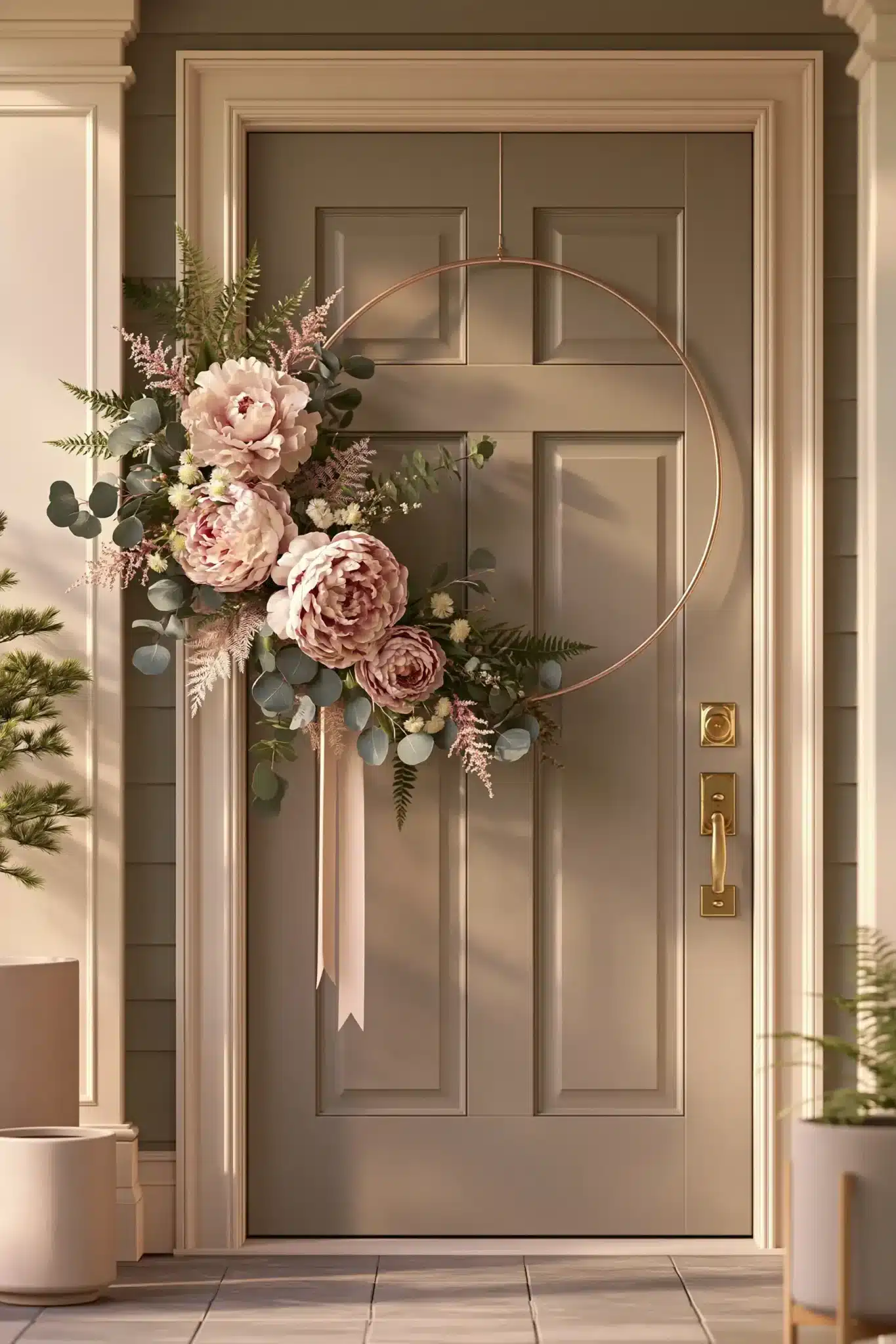 29 Spring Front Door Decor Ideas for an Entrance That Feels Fresh 3 spring front door decor