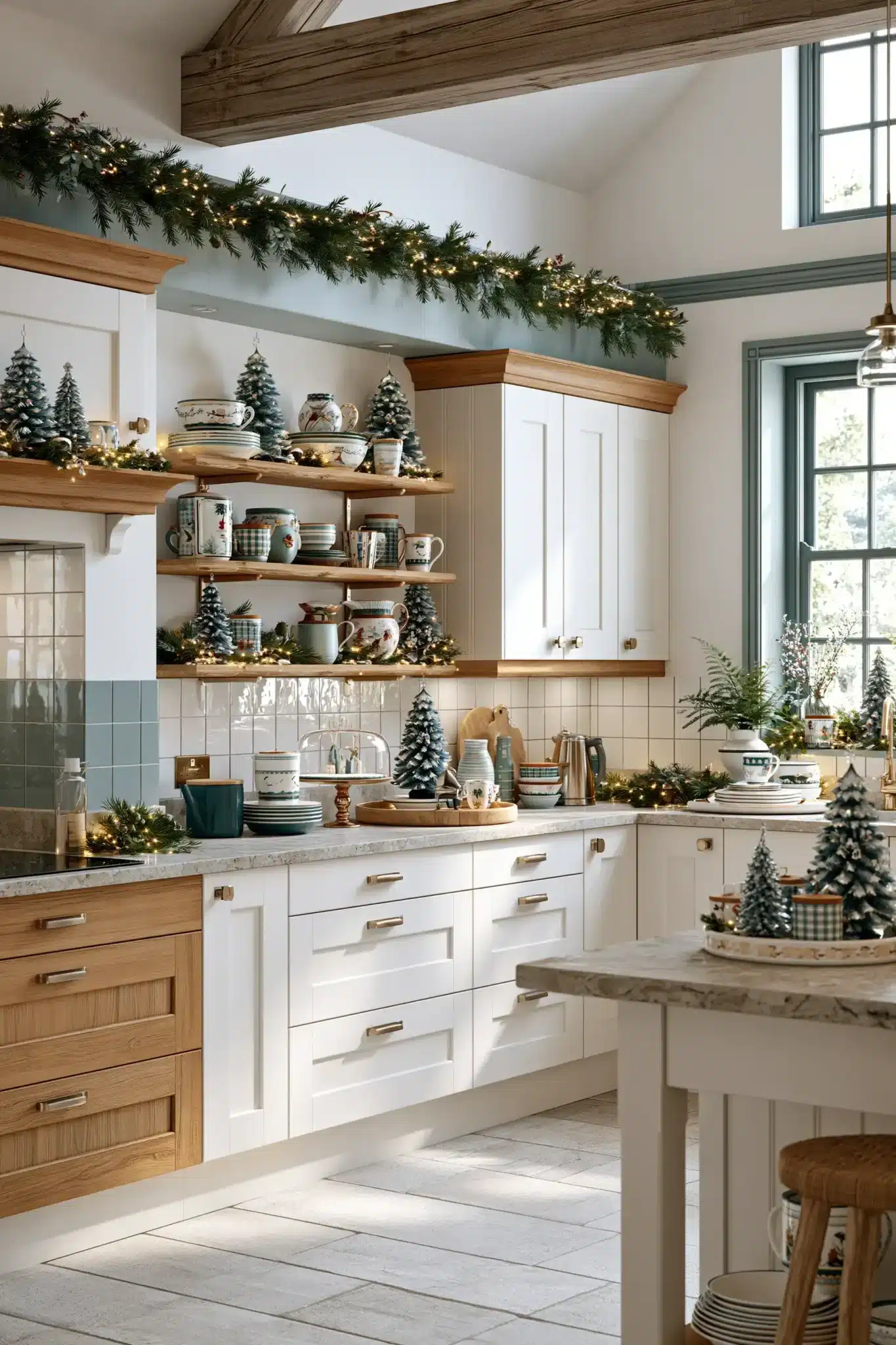 29 Blue Christmas Decor Ideas for a Tree That Breaks From Red and Green 3 blue christmas decor