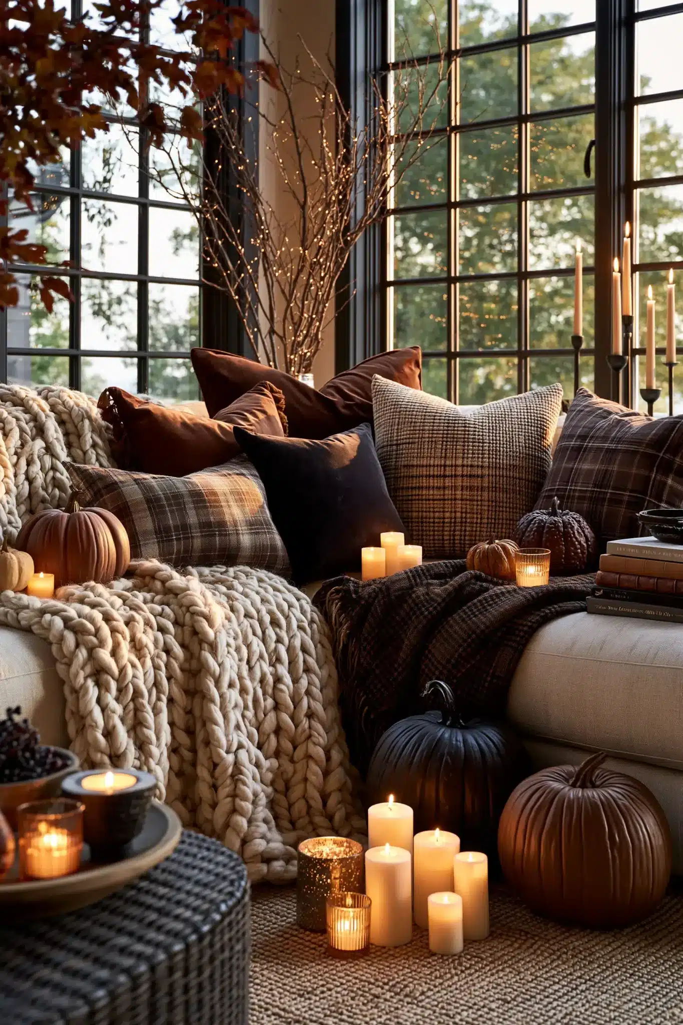29 Fall Halloween Decor Ideas for a Season That Blends Both Holidays 3 fall halloween decor
