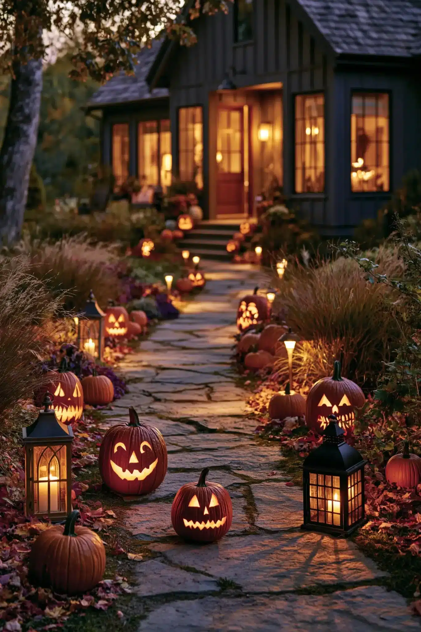29 Outdoor Halloween Decor Ideas for a Porch That Welcomes, Not Warns 3 outdoor halloween decor