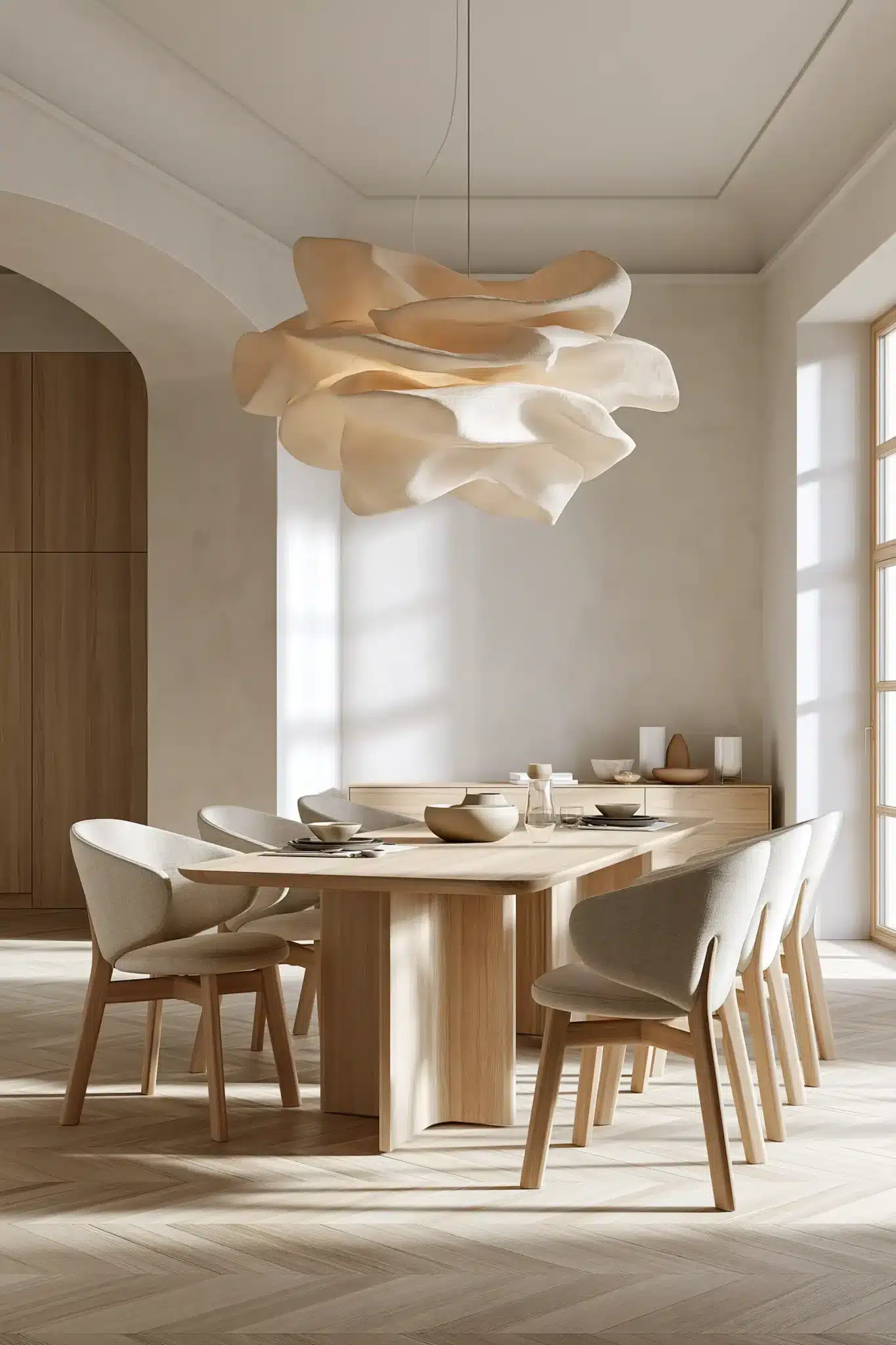 29 Modern Dining Room Ideas for a Table That Stays Out of the Way 3 modern dining room