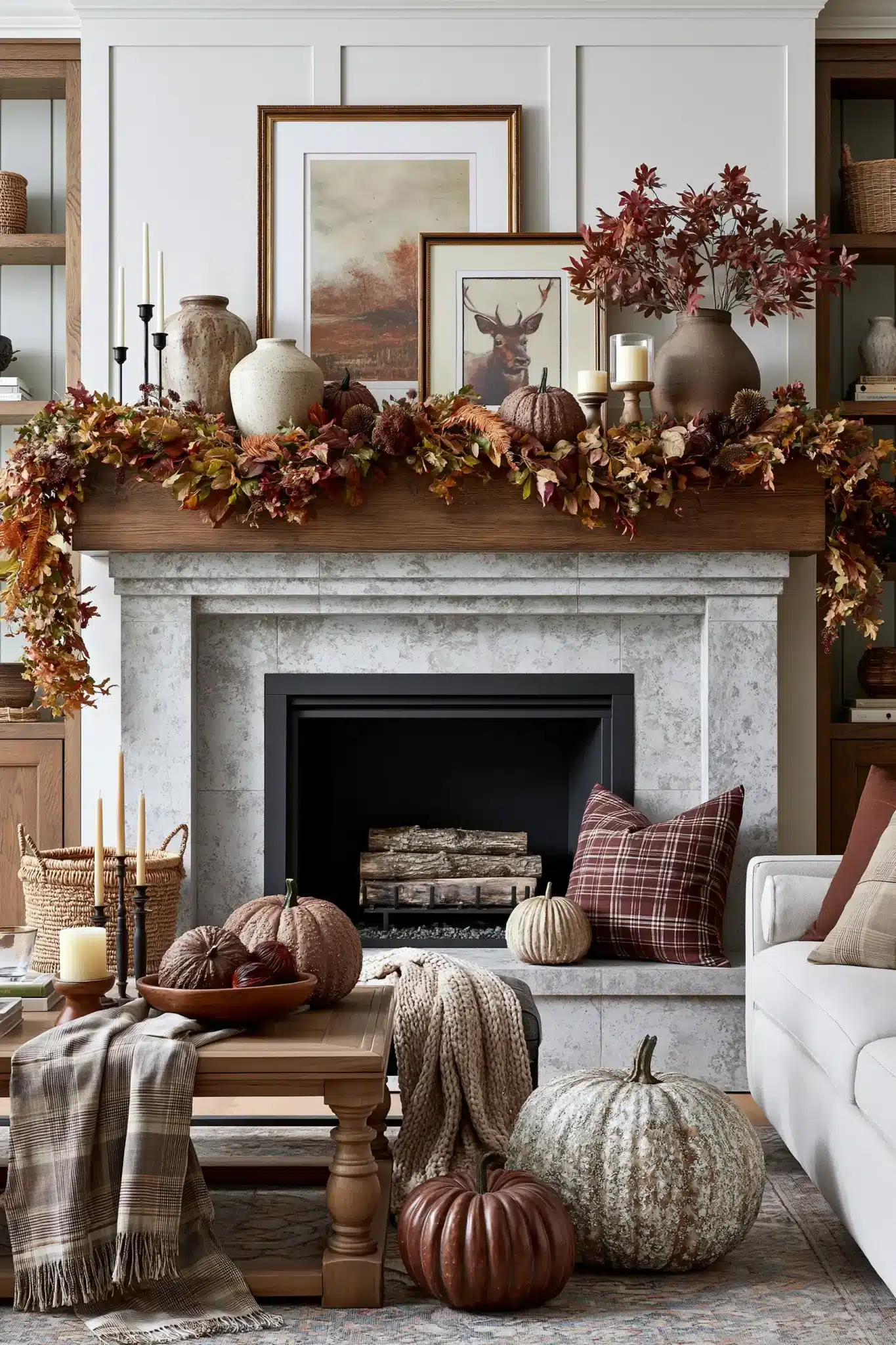29 Fall Thanksgiving Decor Ideas for a House That Warms Up Slowly 3 fall thanksgiving decor