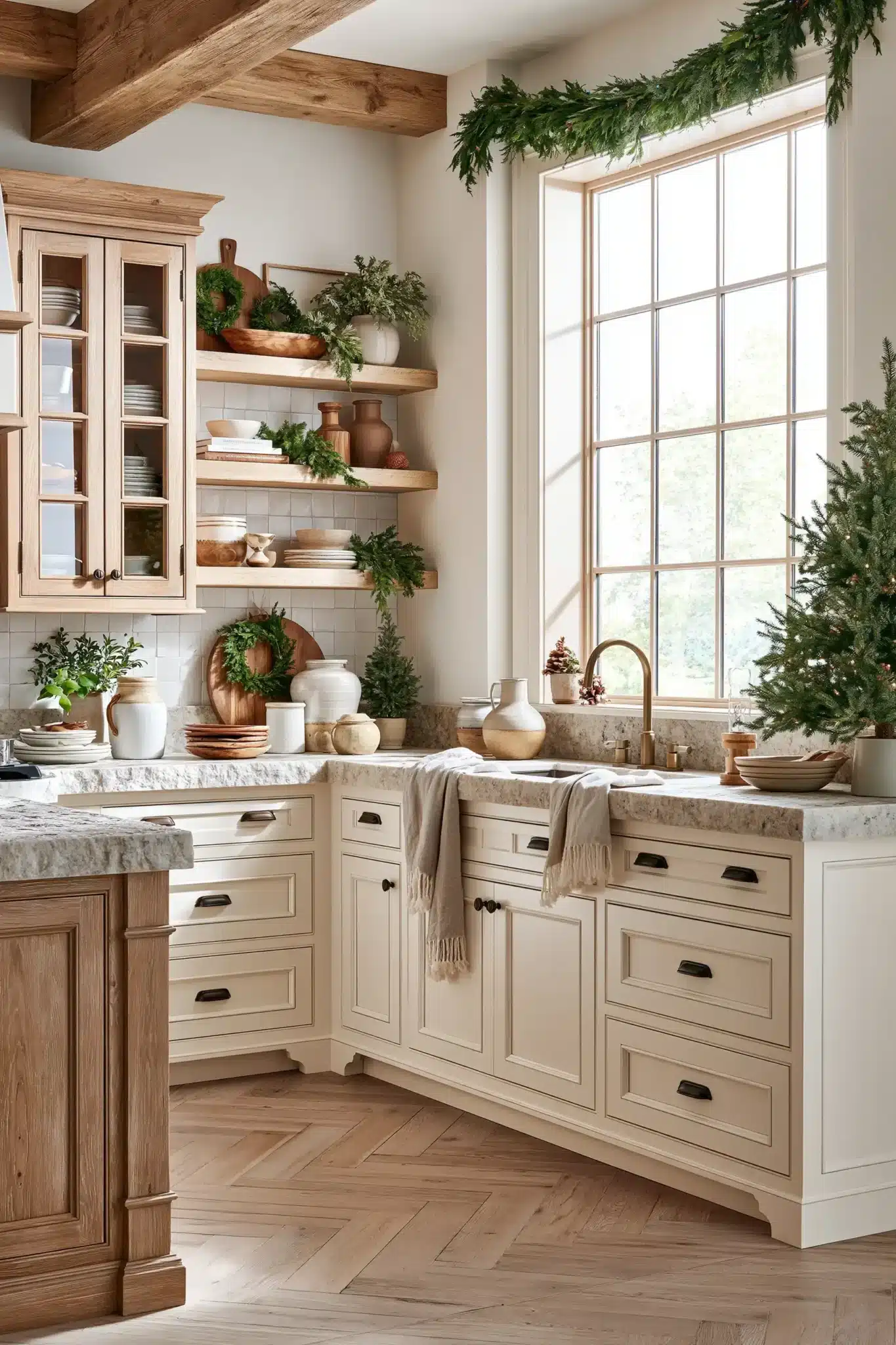 29 Neutral Christmas Decor Ideas for a Room That Stays Calm 3 neutral christmas decor