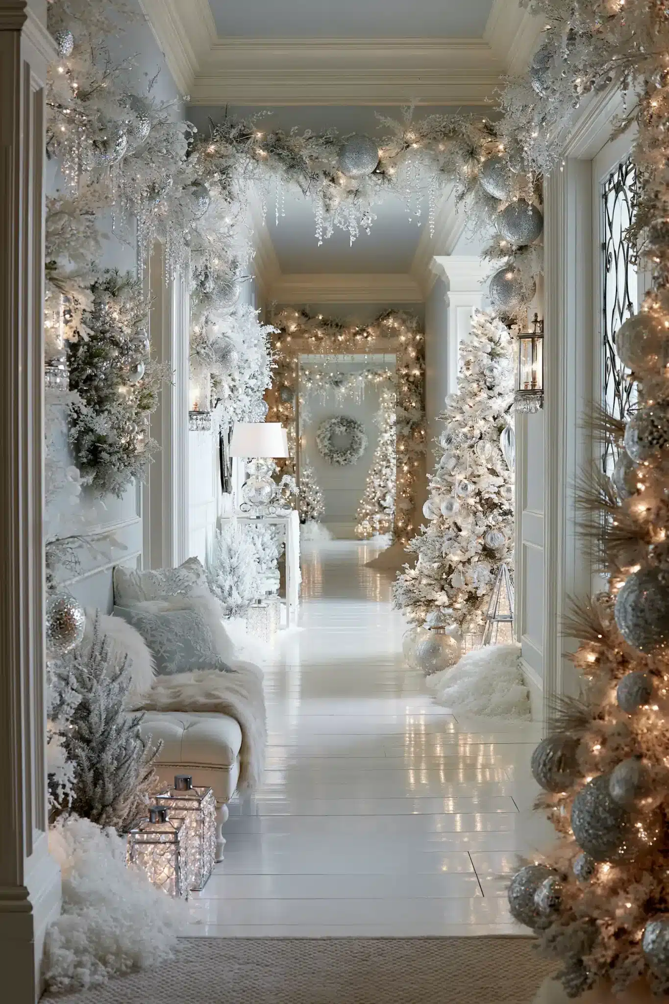 29 Hallway Christmas Decor Ideas for a Path That Feels Festive 3 hallway christmas decor
