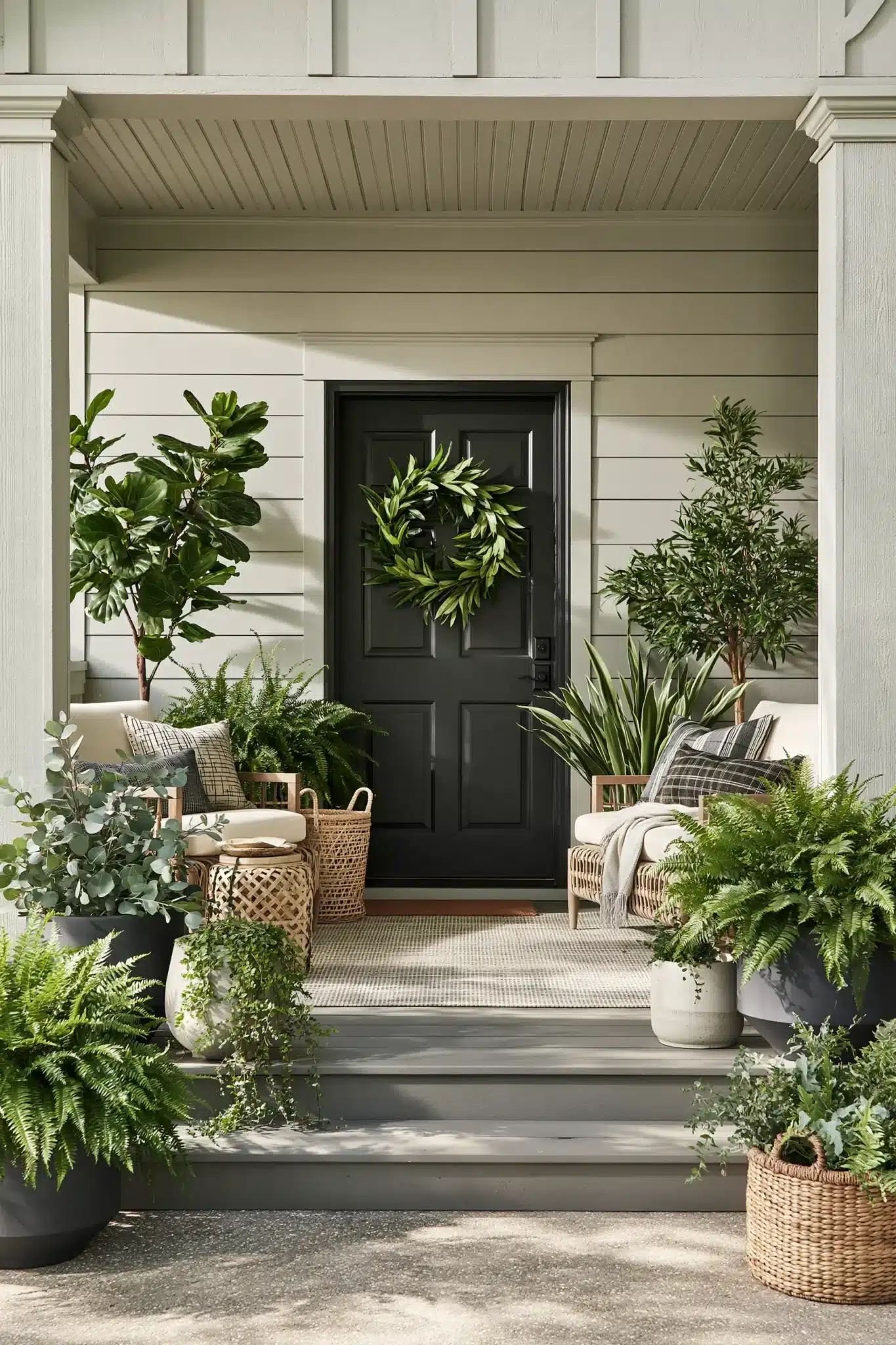 29 Spring Front Porch Decor Ideas for a Door That Says Welcome 4 spring front porch decor
