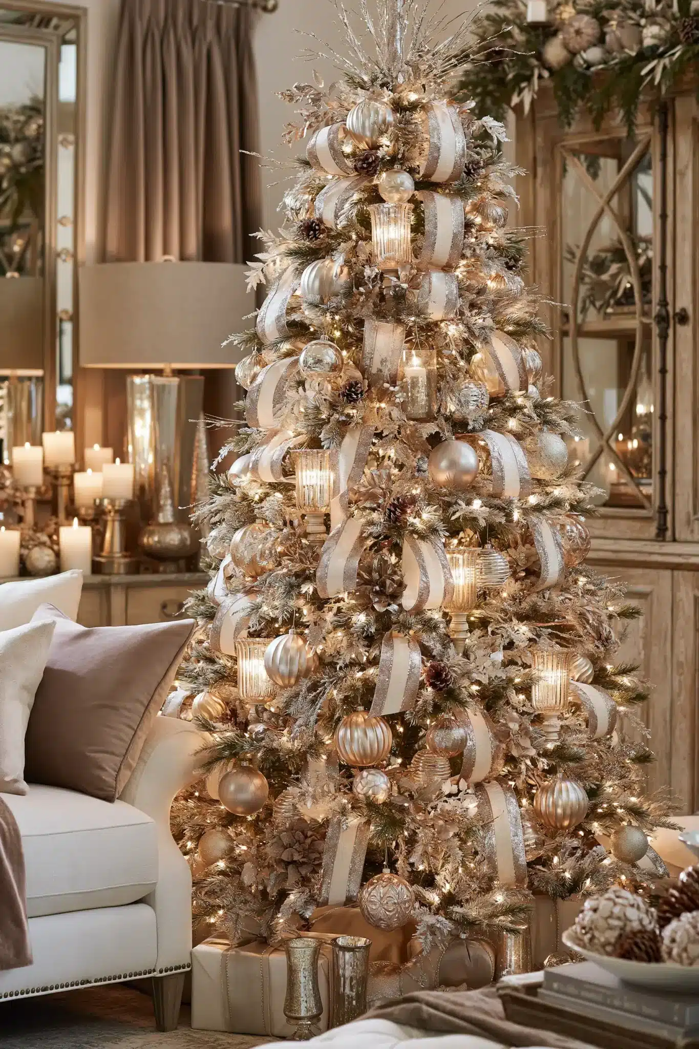 29 Modern Christmas Decor Ideas for a Home With Clean Lines 4 modern christmas decor