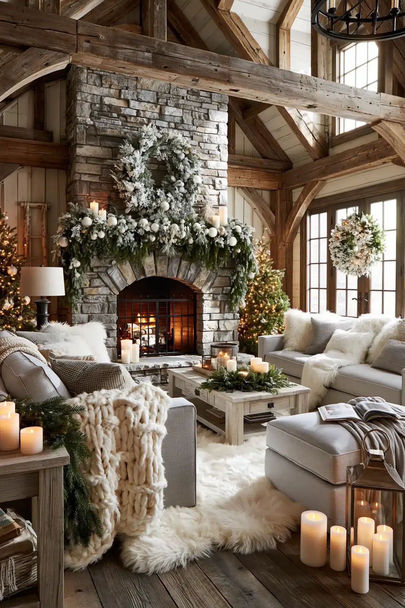 29 White Christmas Decor Ideas for a Room That Stays Bright and Quiet 4 white christmas decor