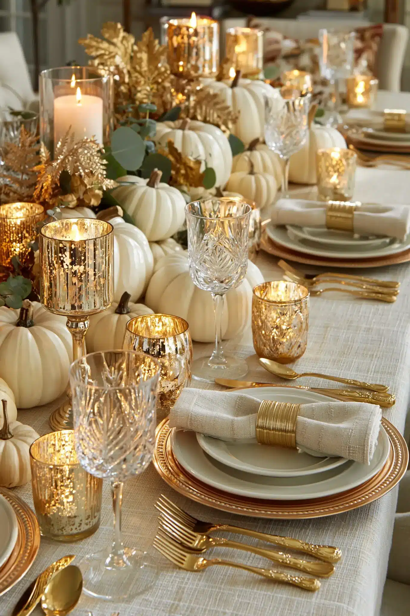 29 Thanksgiving Table Decor Ideas for a Centerpiece That Leaves Room for Plates 4 thanksgiving table decor ideas