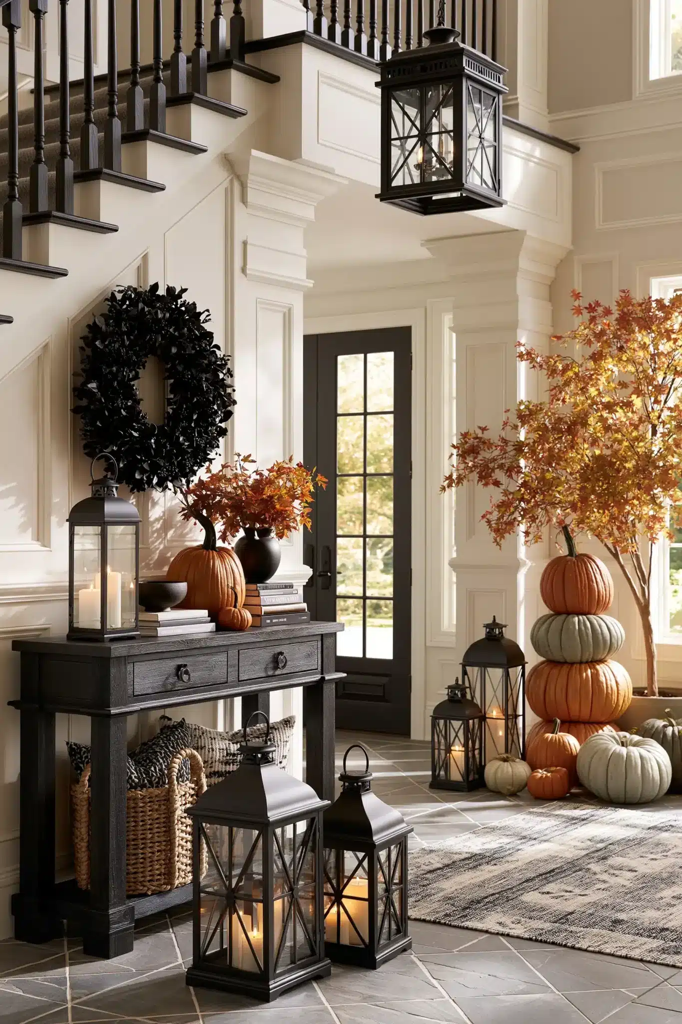 29 Fall Halloween Decor Ideas for a Season That Blends Both Holidays 4 fall halloween decor