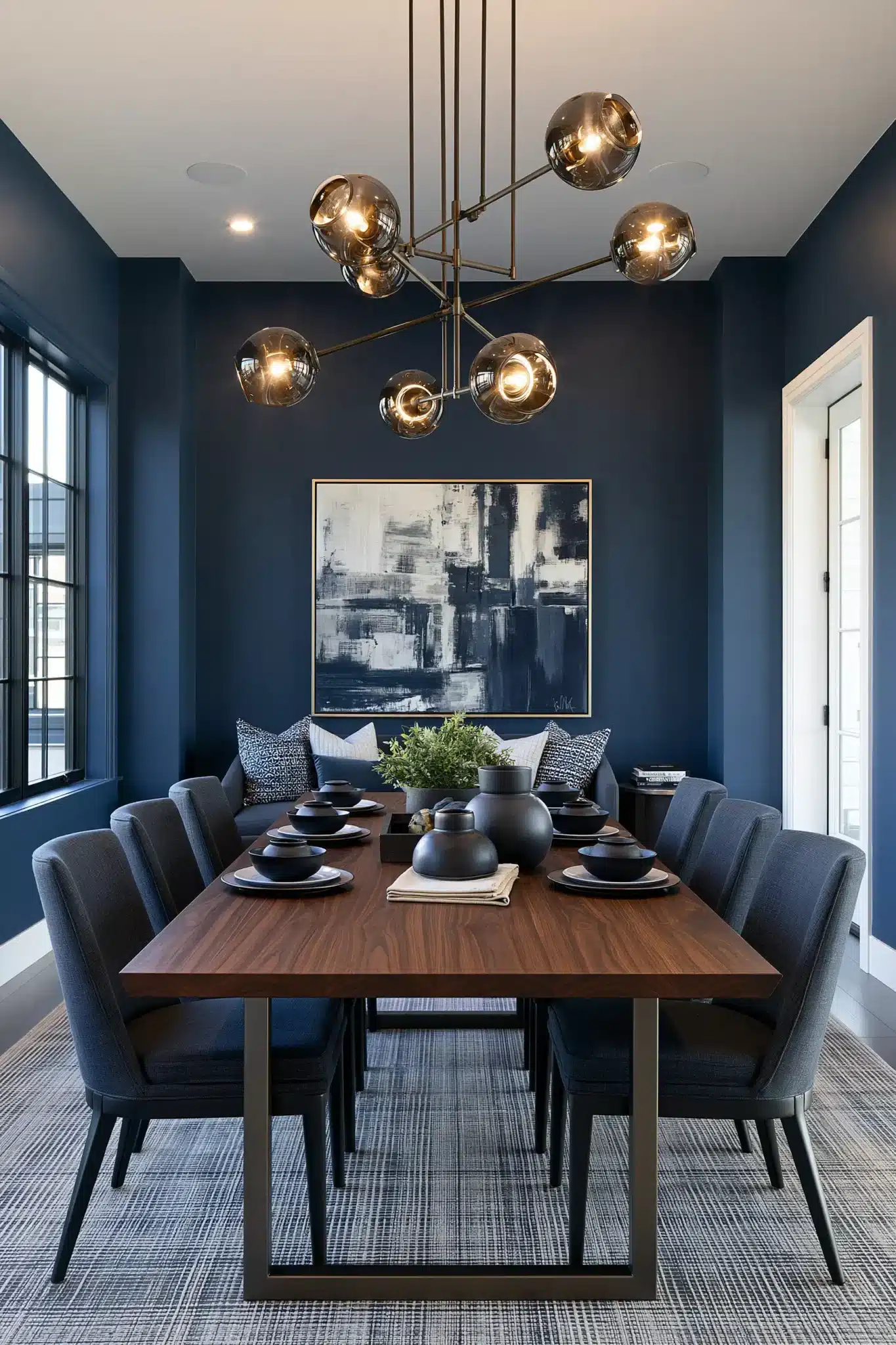29 Modern Dining Room Ideas for a Table That Stays Out of the Way 4 modern dining room