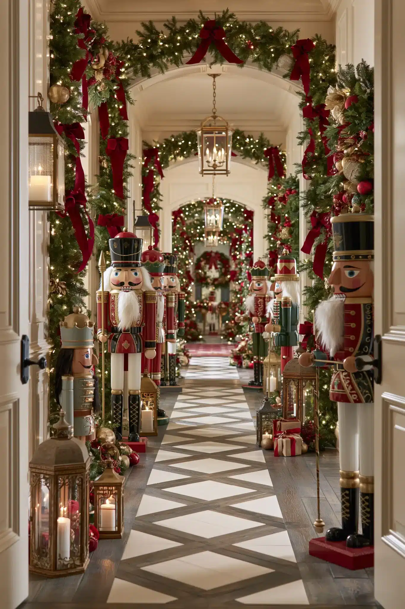 29 Hallway Christmas Decor Ideas for a Path That Feels Festive 4 hallway christmas decor