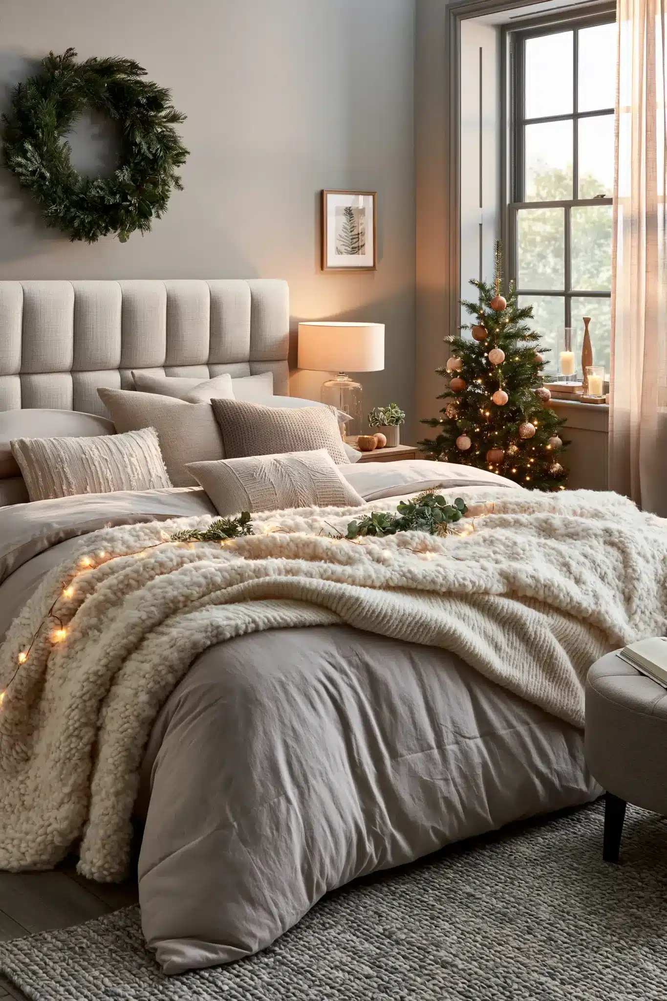 29 Neutral Christmas Decor Ideas for a Room That Stays Calm 4 neutral christmas decor