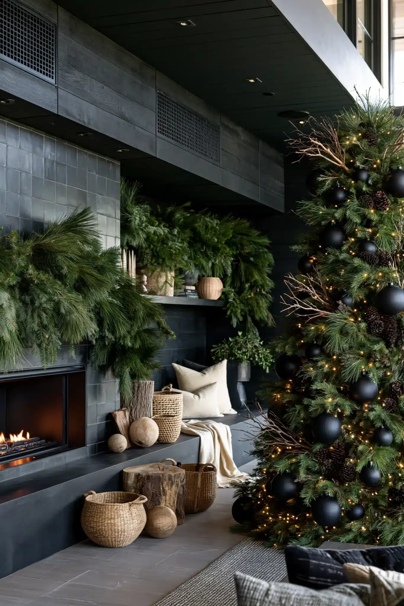 29 Moody Christmas Decor Ideas for a Season That Feels Calm 5 moody christmas decor