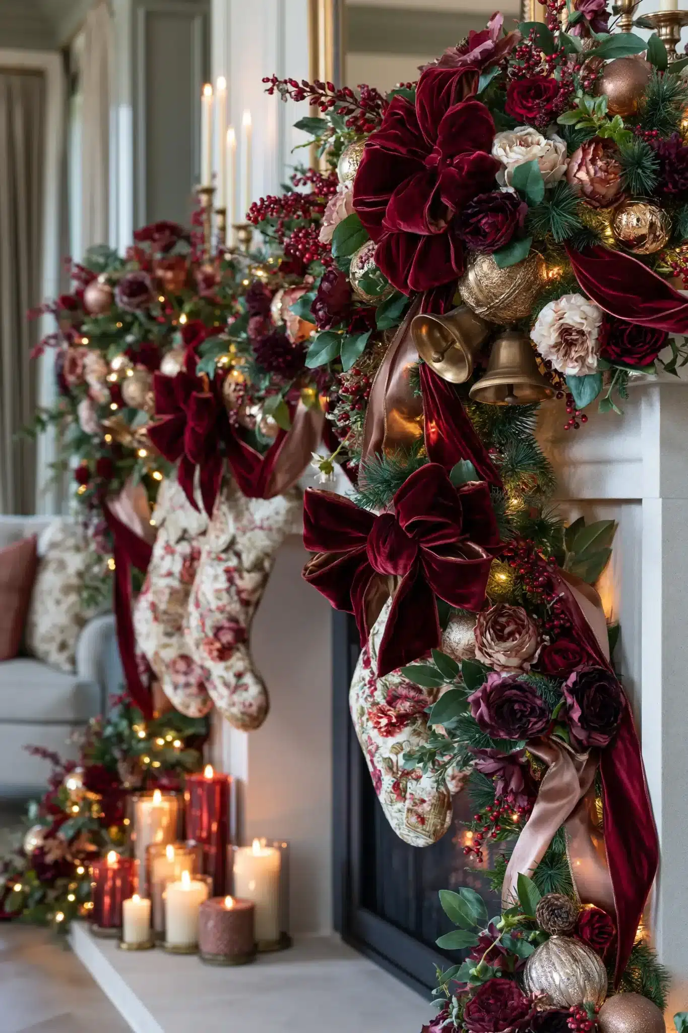 29 Christmas Fireplace Decor Ideas for a Hearth That Does the Heavy Lifting 5 christmas fireplace decor ideas