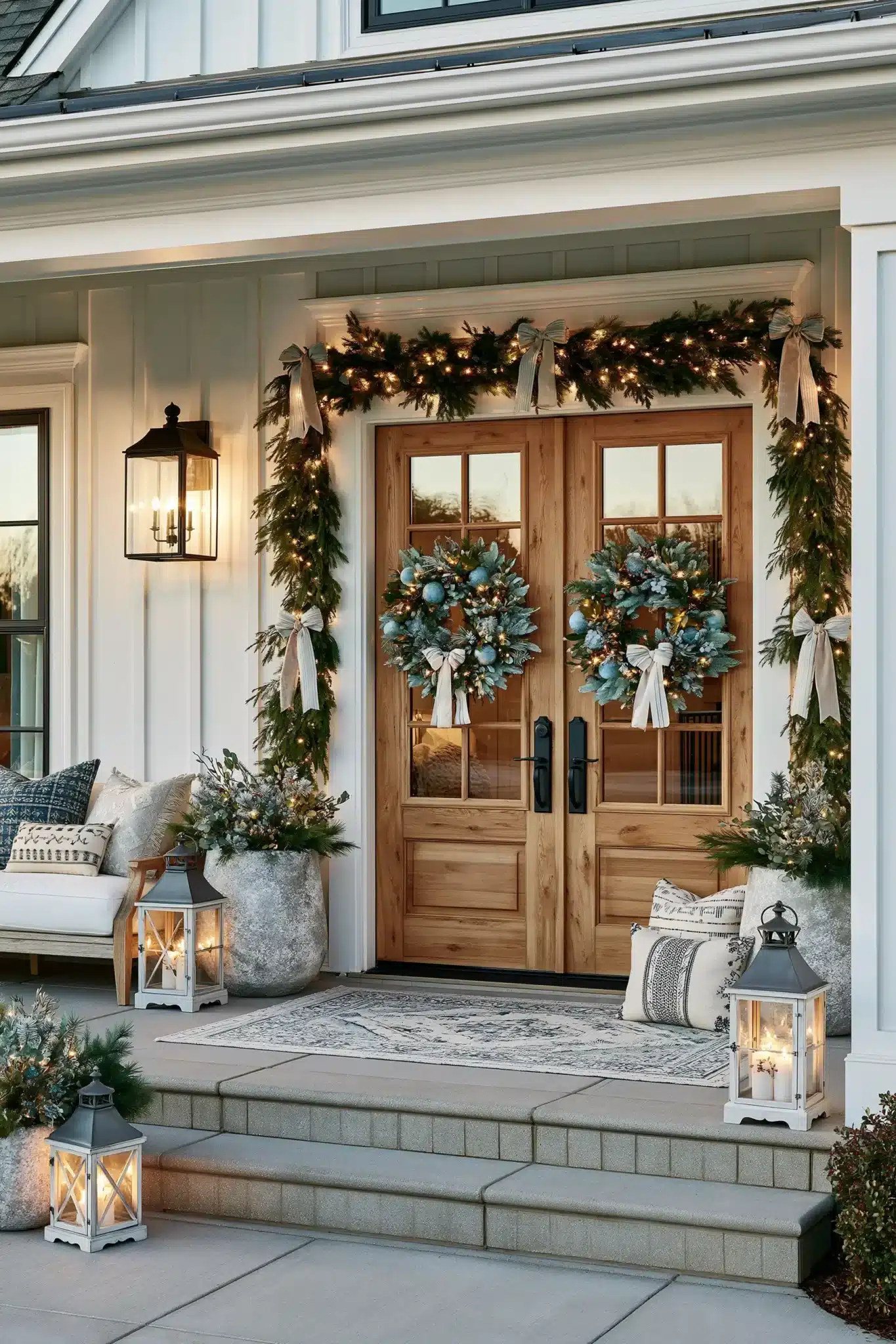 29 Blue Christmas Decor Ideas for a Tree That Breaks From Red and Green 6 blue christmas decor
