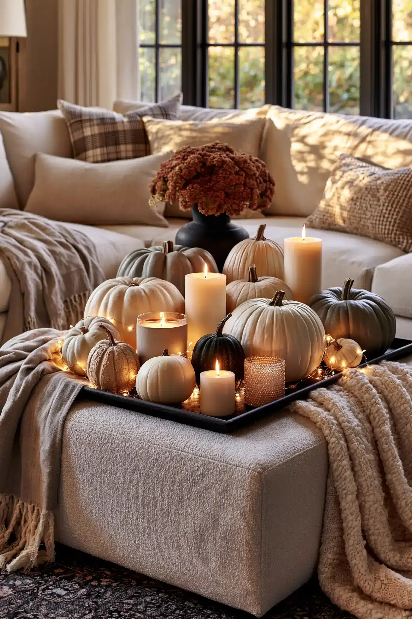 29 Fall Halloween Decor Ideas for a Season That Blends Both Holidays 6 fall halloween decor