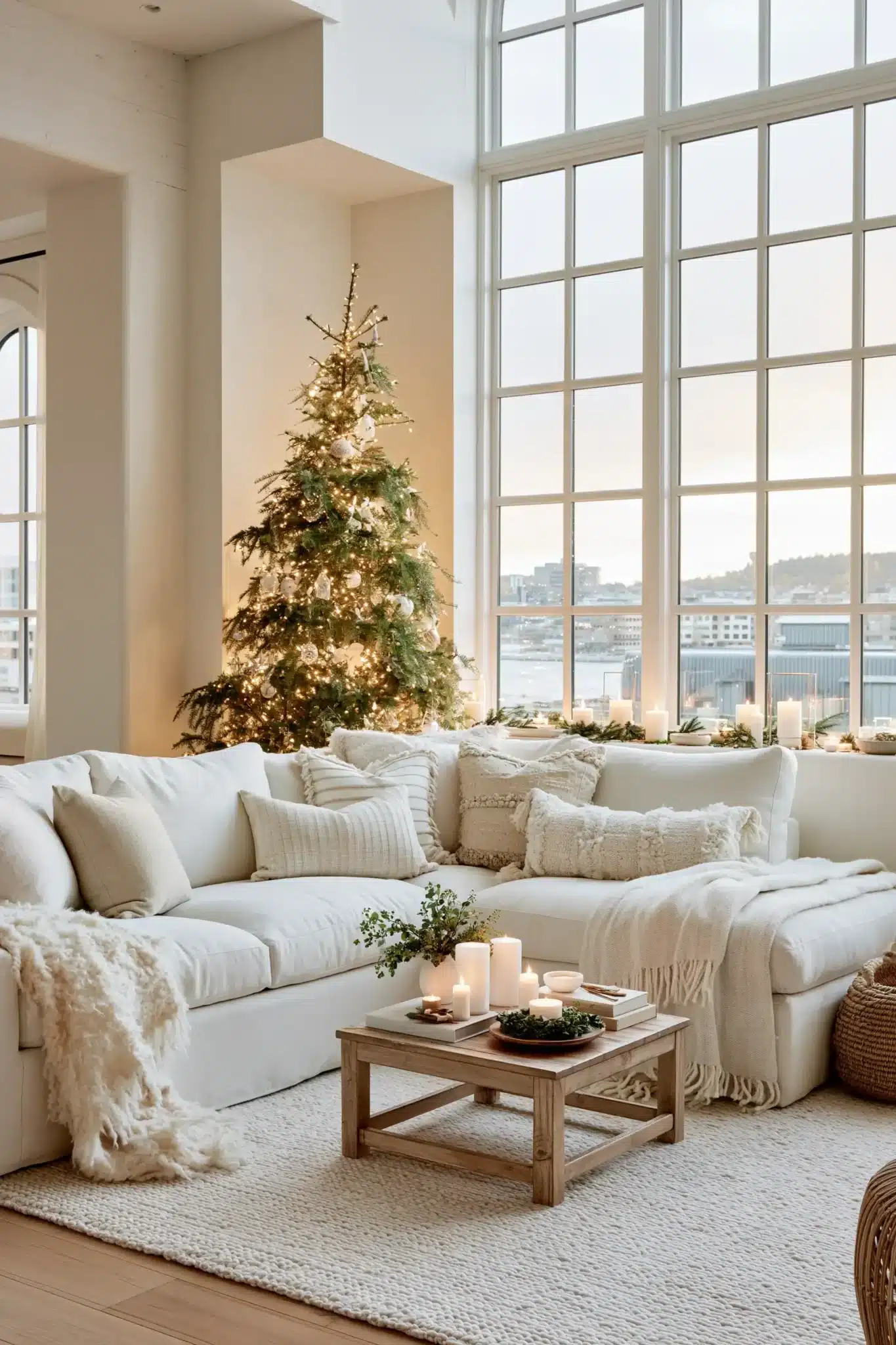 29 White Christmas Decor Ideas for a Room That Stays Bright and Quiet 6 white christmas decor