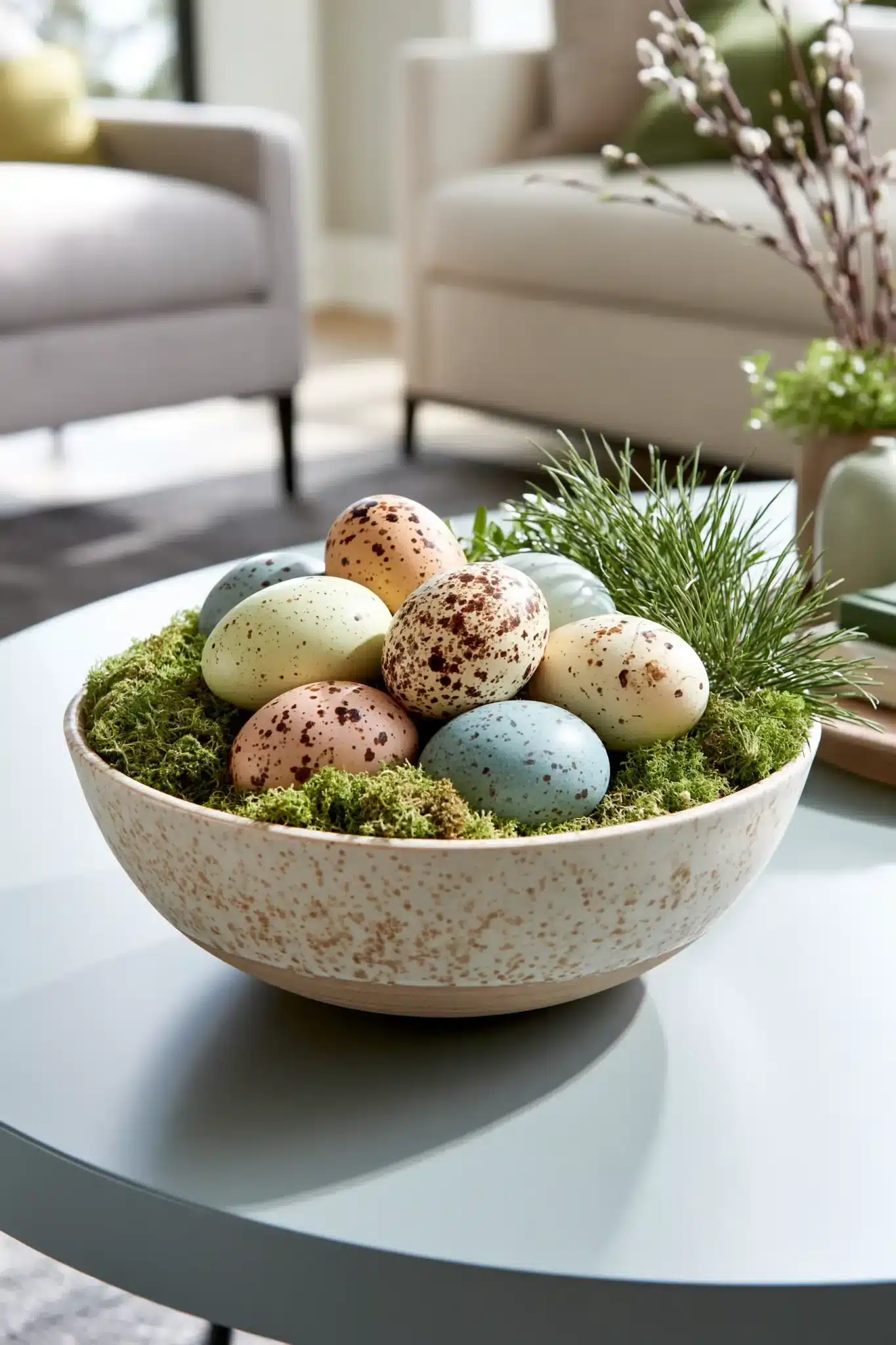 29 Spring Easter Decor Ideas That Keep the Table Simple 6 spring easter decor