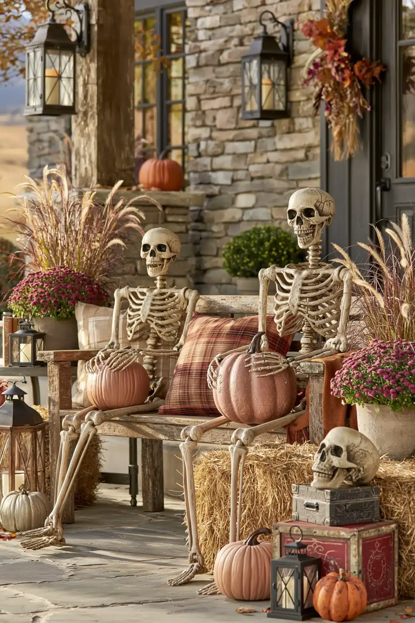29 Outdoor Halloween Decor Ideas for a Porch That Welcomes, Not Warns 7 outdoor halloween decor