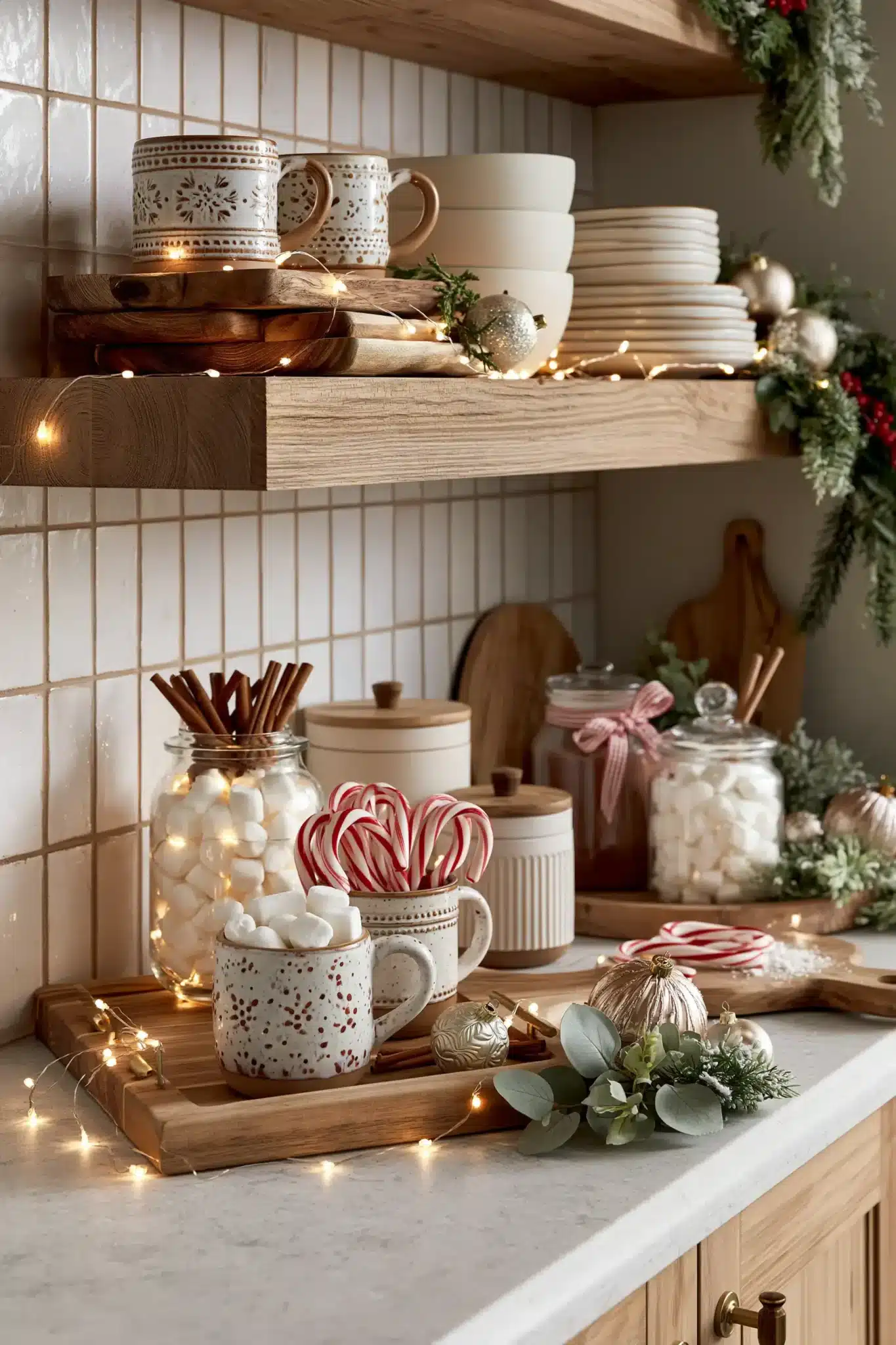 29 Christmas Kitchen Decor Ideas for a Room You Actually Cook In 7 christmas kitchen decor