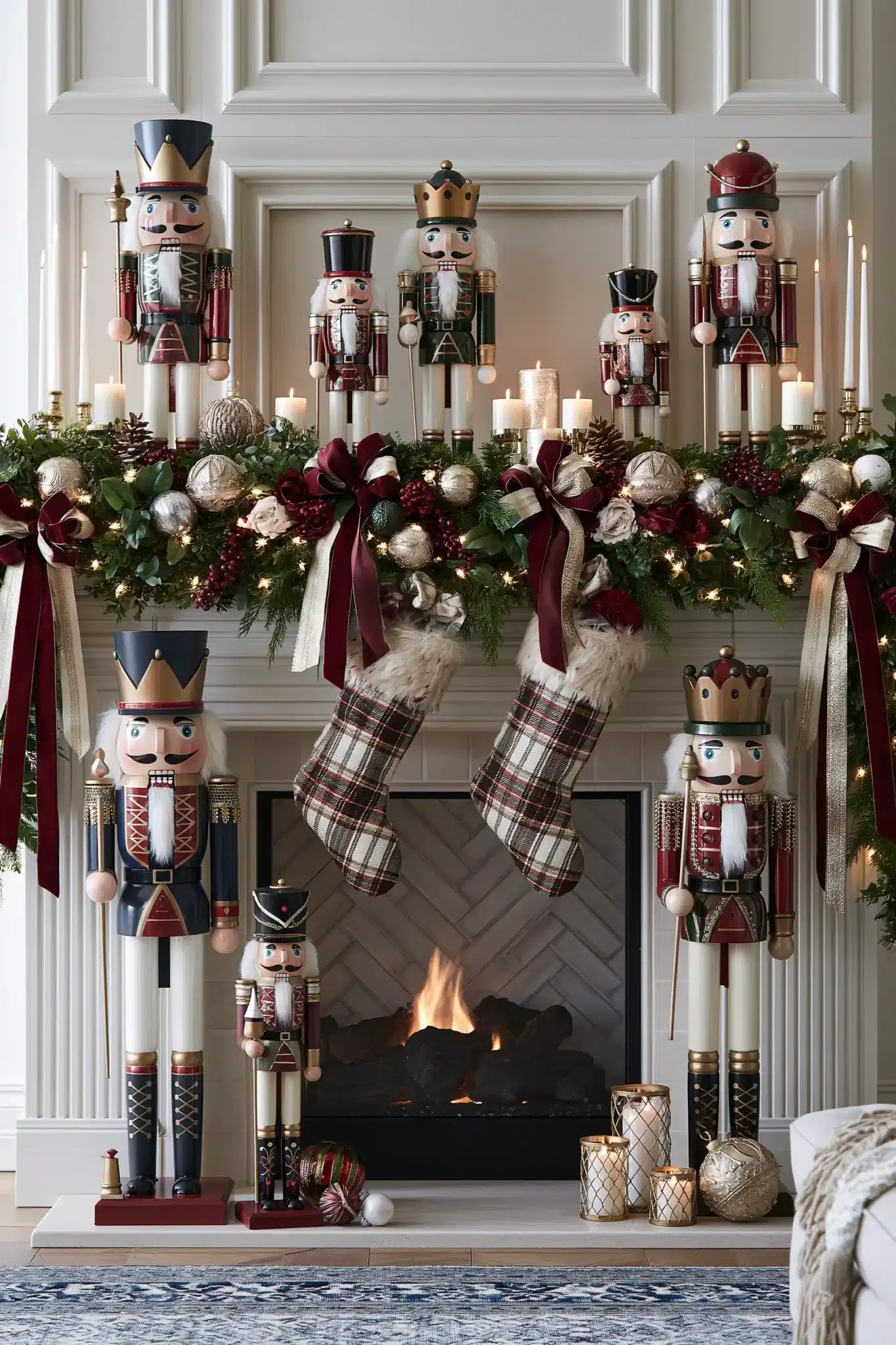 29 Christmas Fireplace Decor Ideas for a Hearth That Does the Heavy Lifting 8 christmas fireplace decor ideas