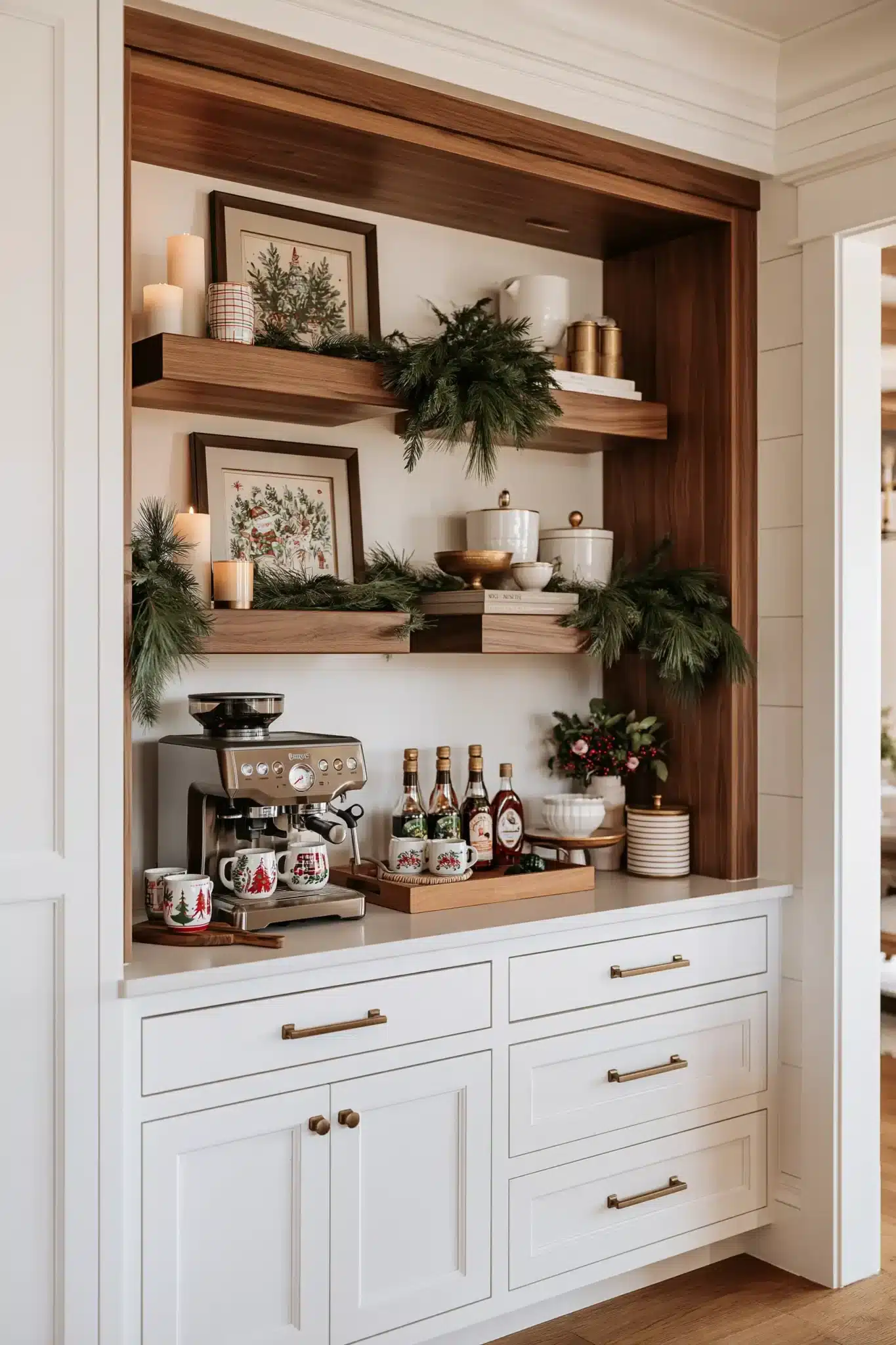 29 Christmas Kitchen Decor Ideas for a Room You Actually Cook In 8 christmas kitchen decor