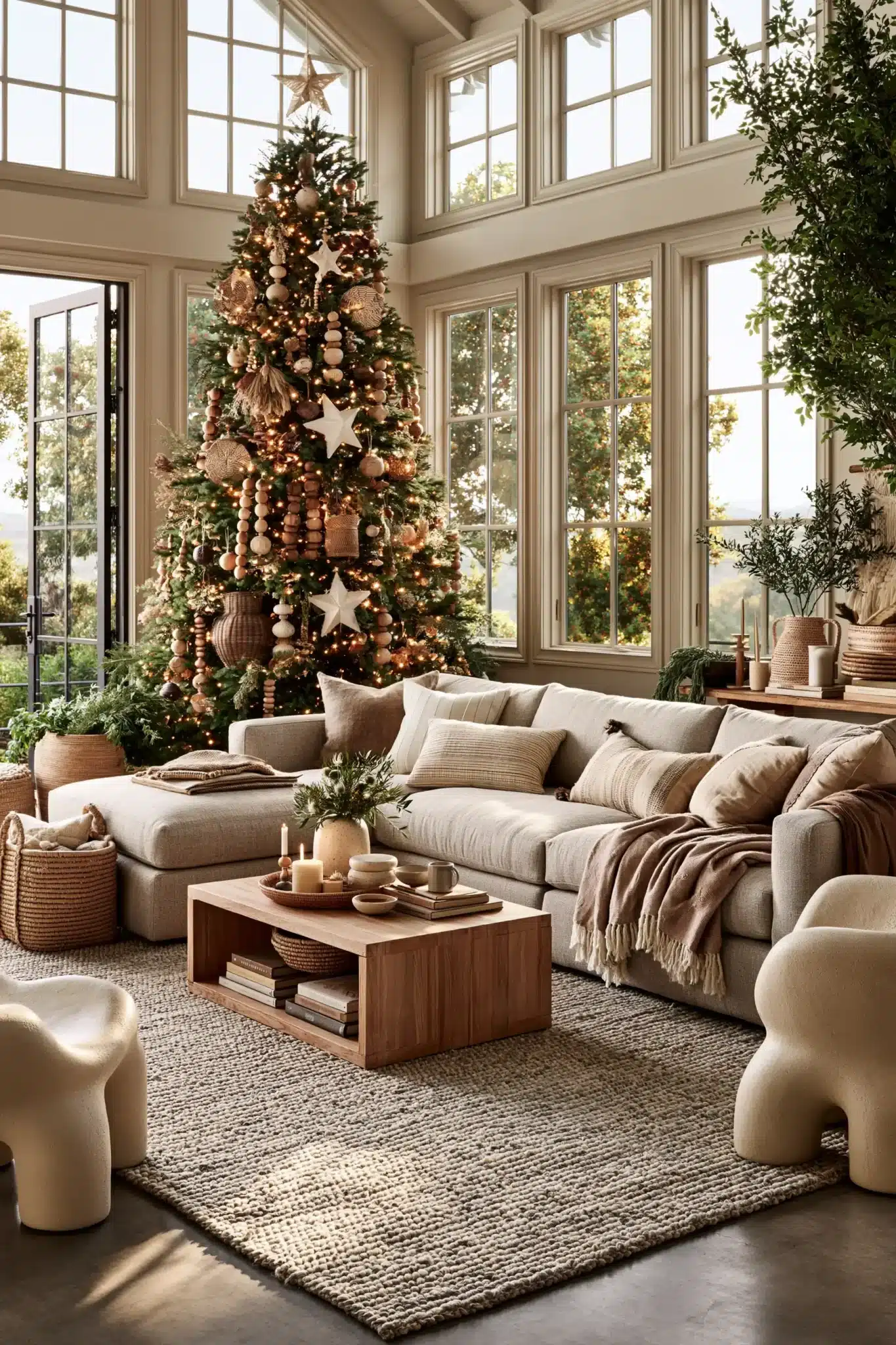 29 Boho Christmas Decor Ideas for a Tree That Feels Handmade 8 boho christmas decor