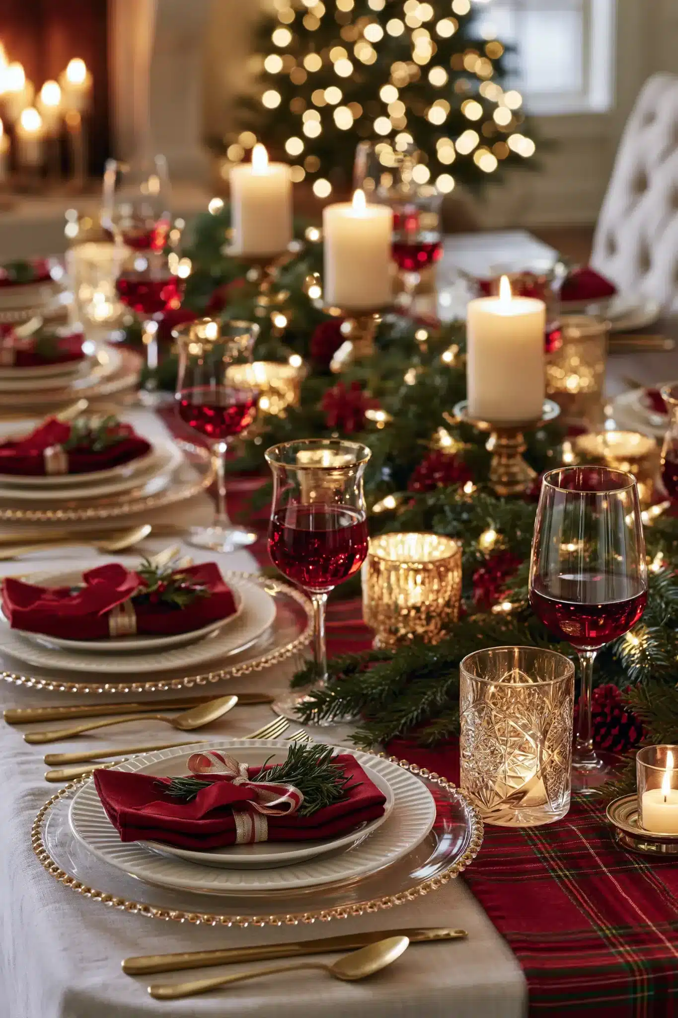 29 Christmas Table Decor Ideas for a Spread That Is Easy to Reset 9 christmas table decor