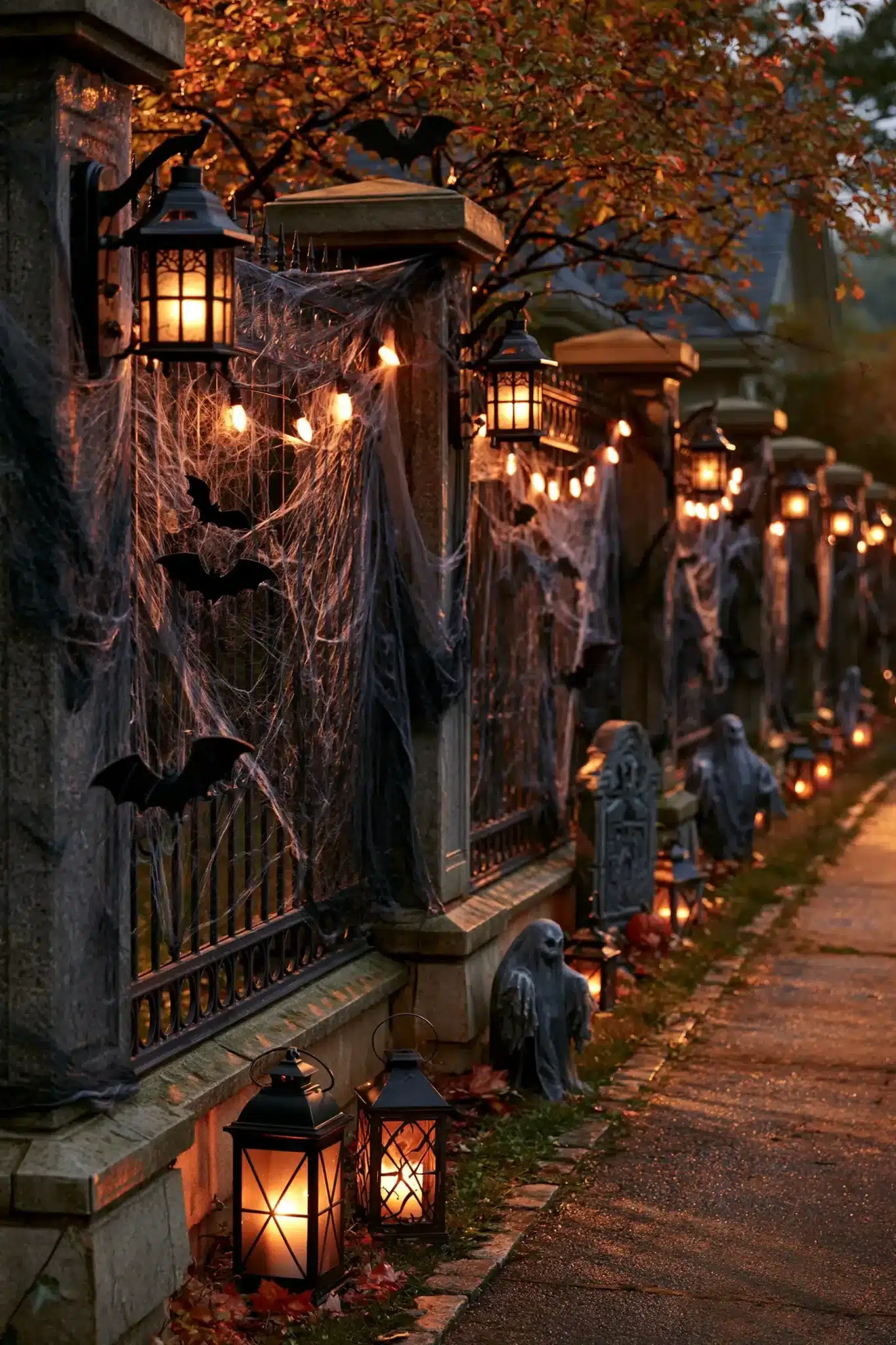 29 Outdoor Halloween Decor Ideas for a Porch That Welcomes, Not Warns 9 outdoor halloween decor