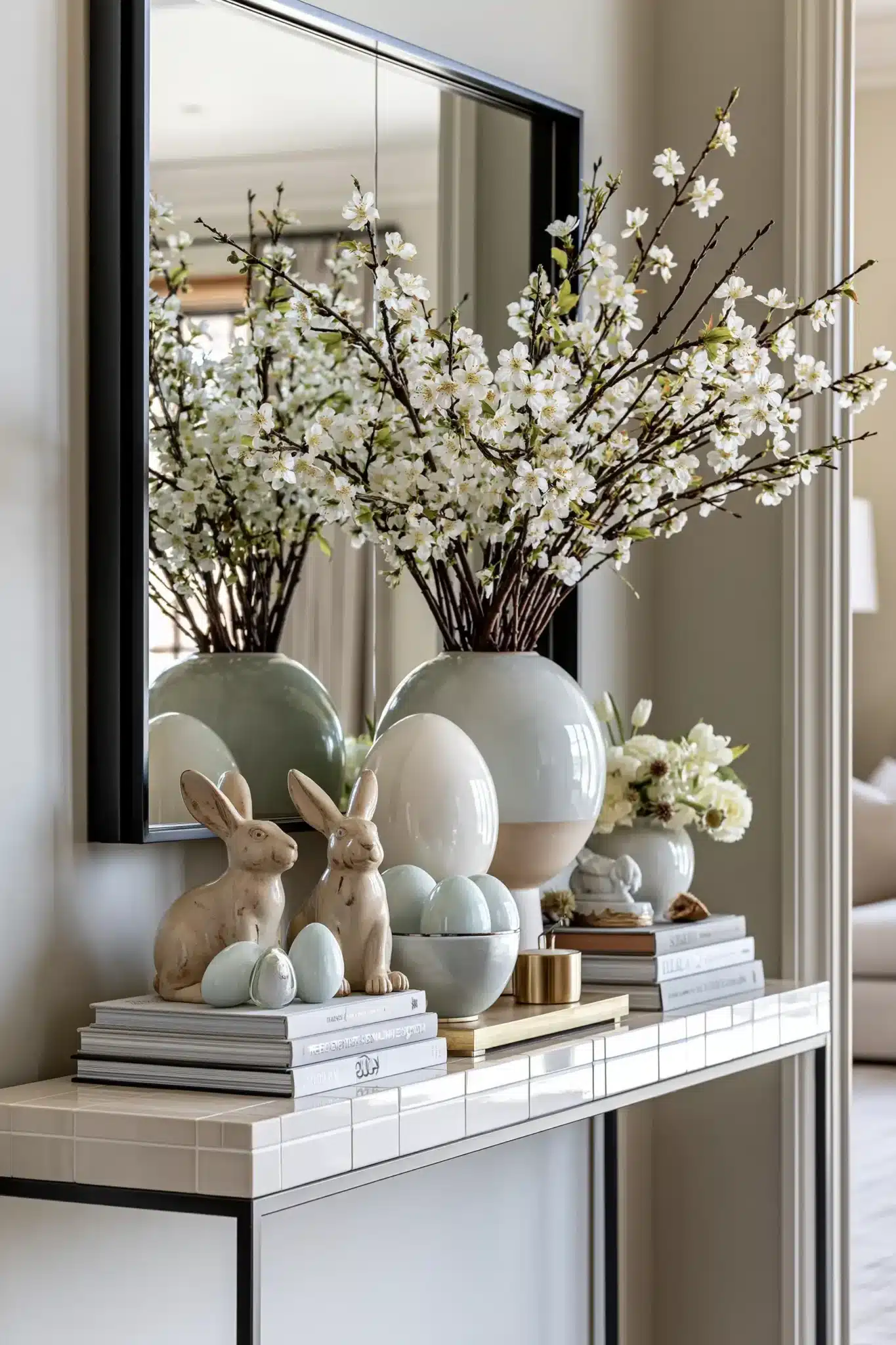29 Spring Easter Decor Ideas That Keep the Table Simple 9 spring easter decor