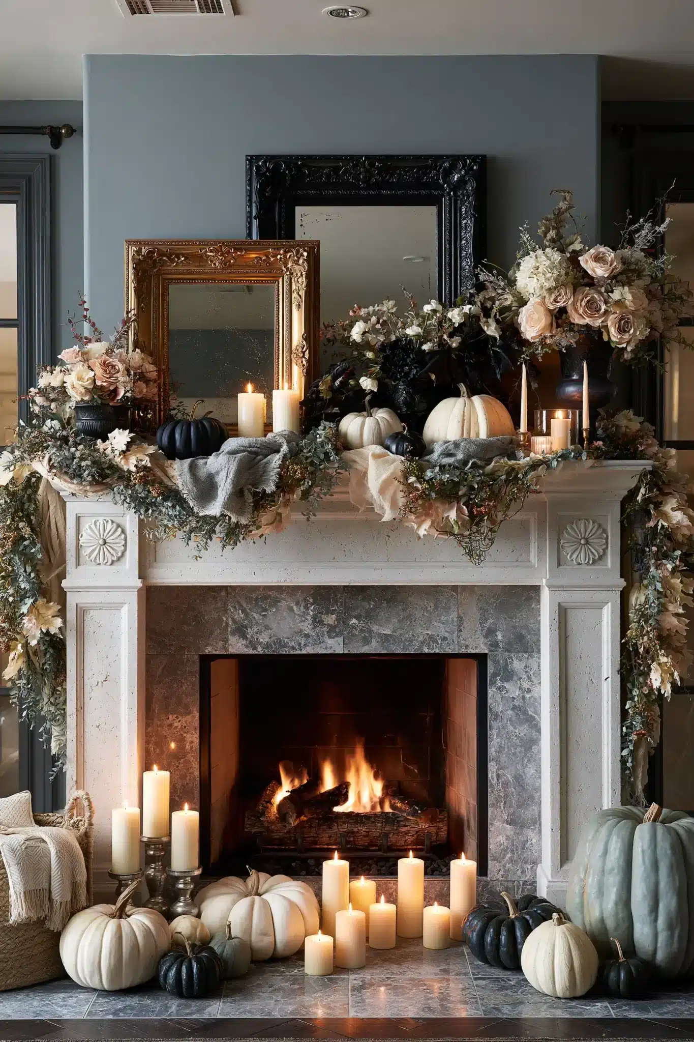 29 Fall Halloween Decor Ideas for a Season That Blends Both Holidays 9 fall halloween decor