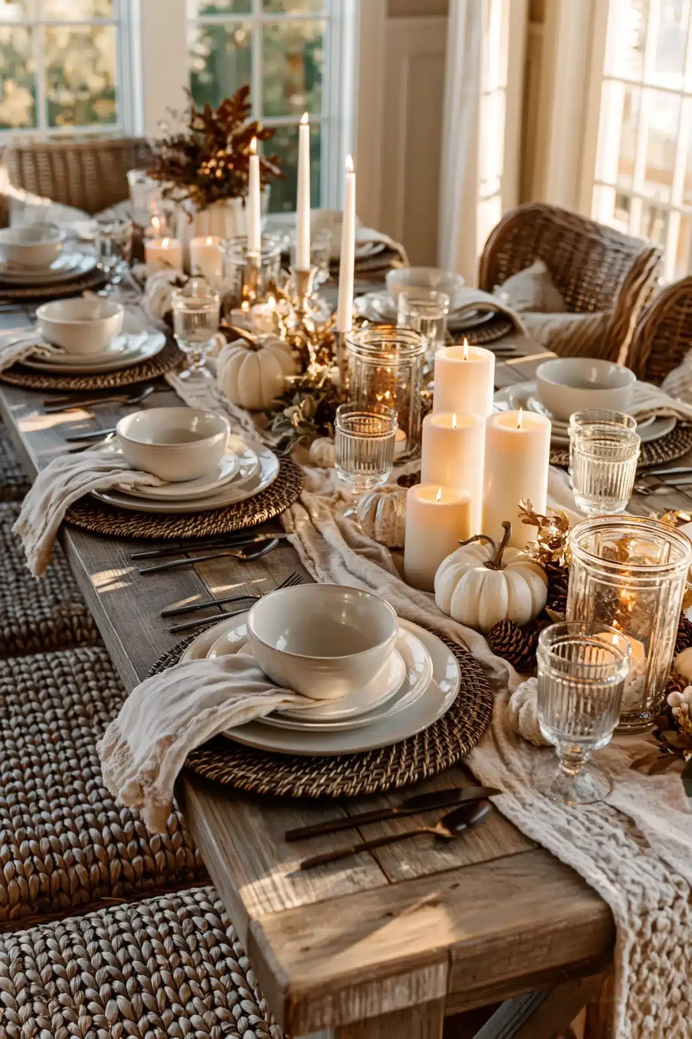 29 Simple Thanksgiving Table Decor Ideas for a Climb That Feels Calm 9 simple thanksgiving table decor