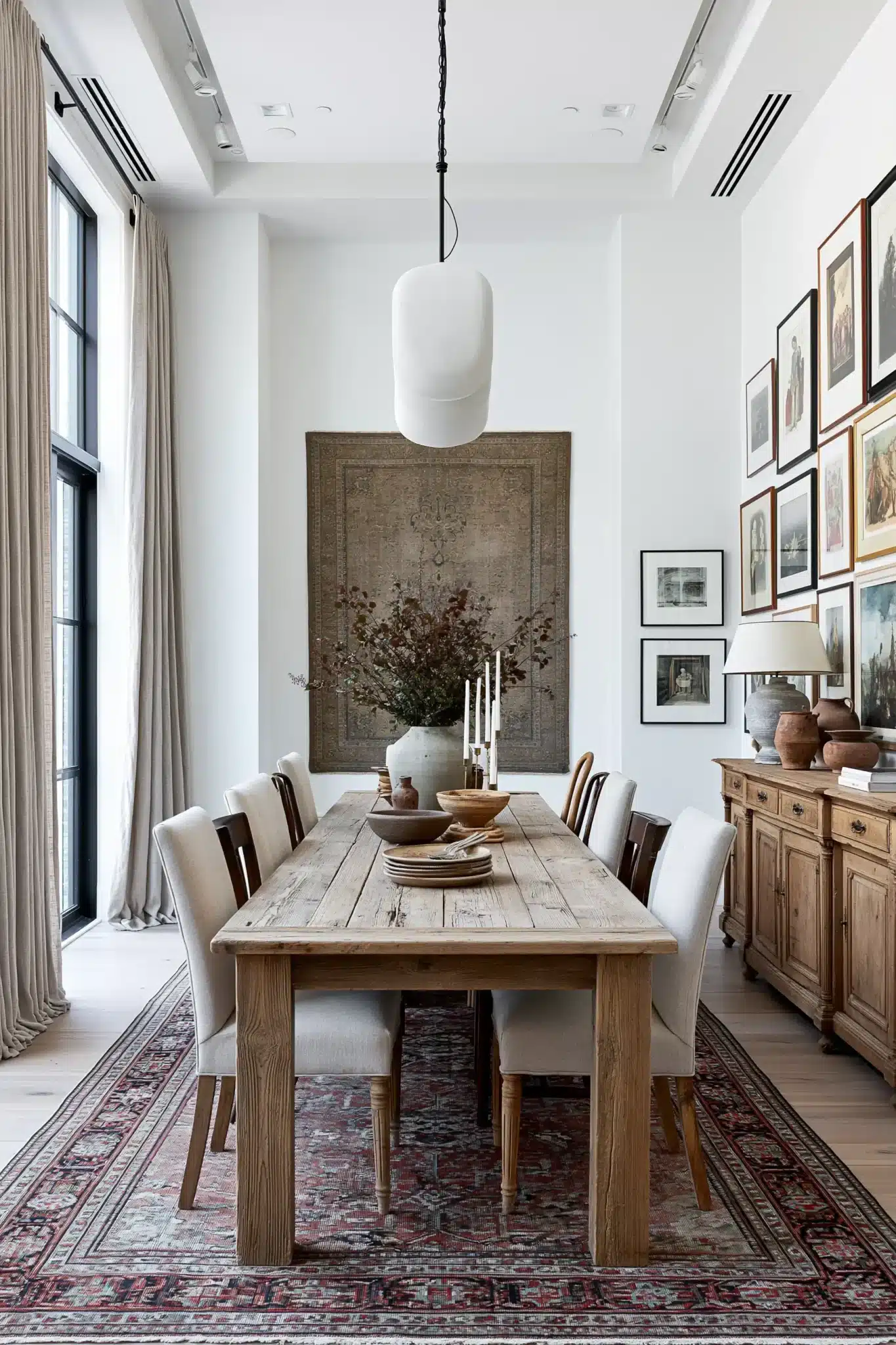 29 Boho Dining Room Ideas With Easy, Earthy Layers 10 boho dining room