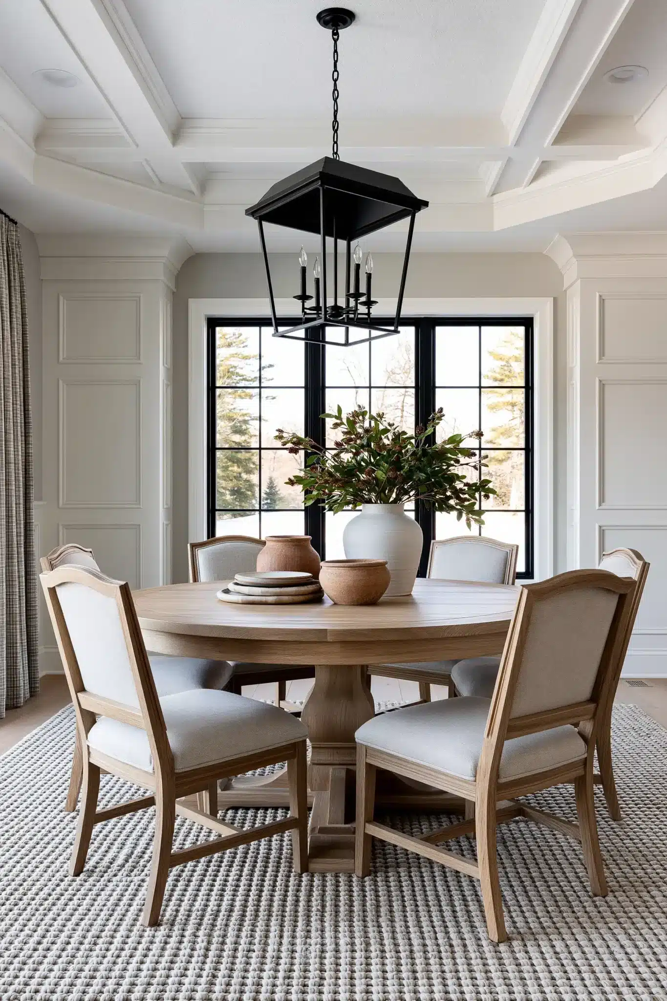 29 Round Table Dining Room Setups for Easier Conversation 11 round table dining room