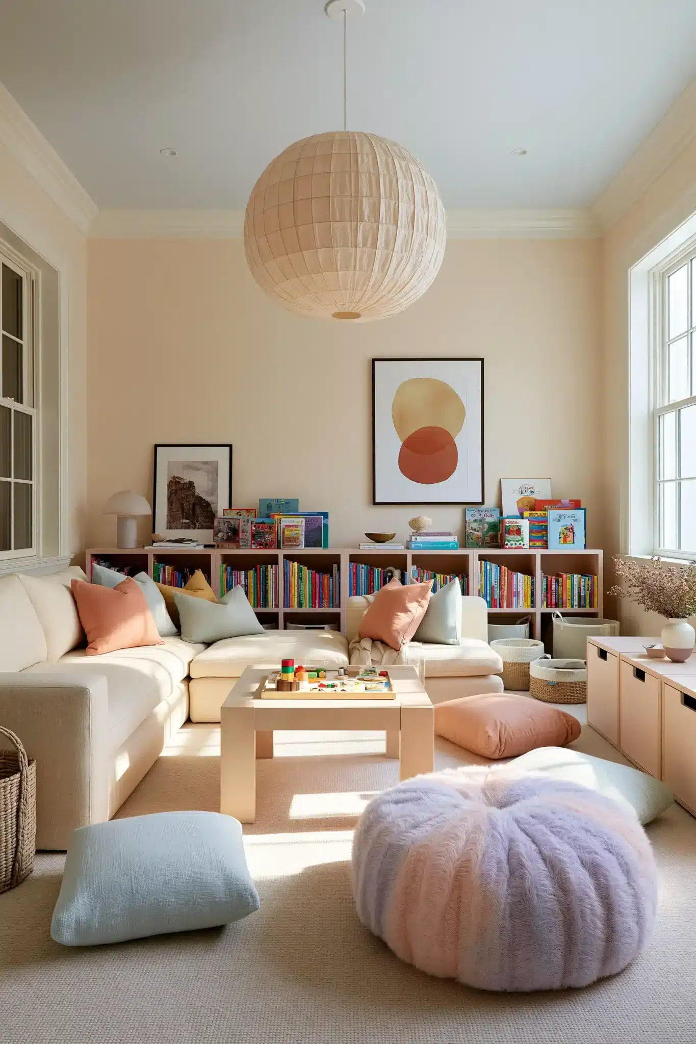 29 Family Room Playroom Ideas That Share the Space 11 family room playroom