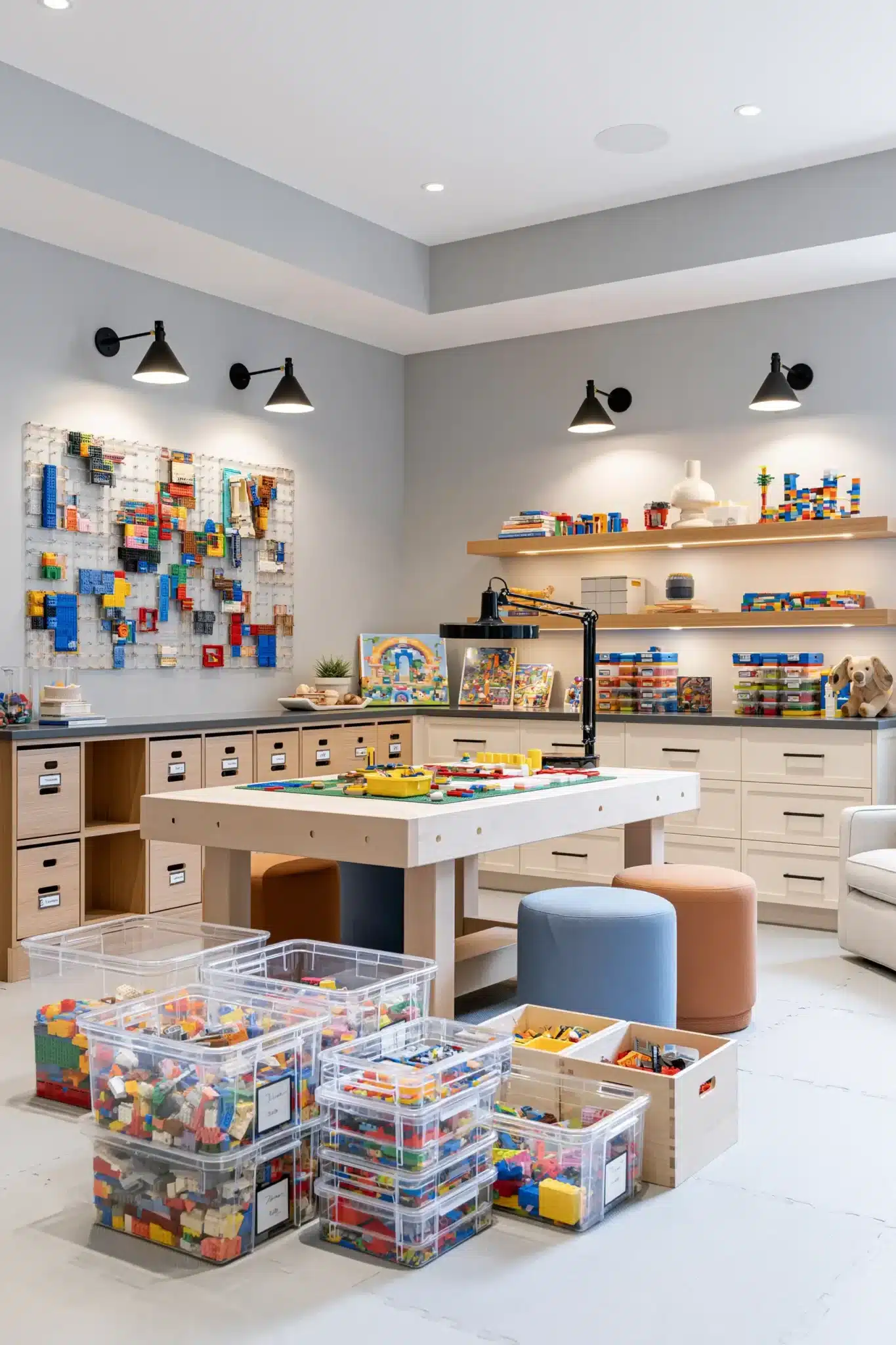 29 Basement Playroom Ideas That Turn Dead Space Into the Favorite Room 12 basement playroom